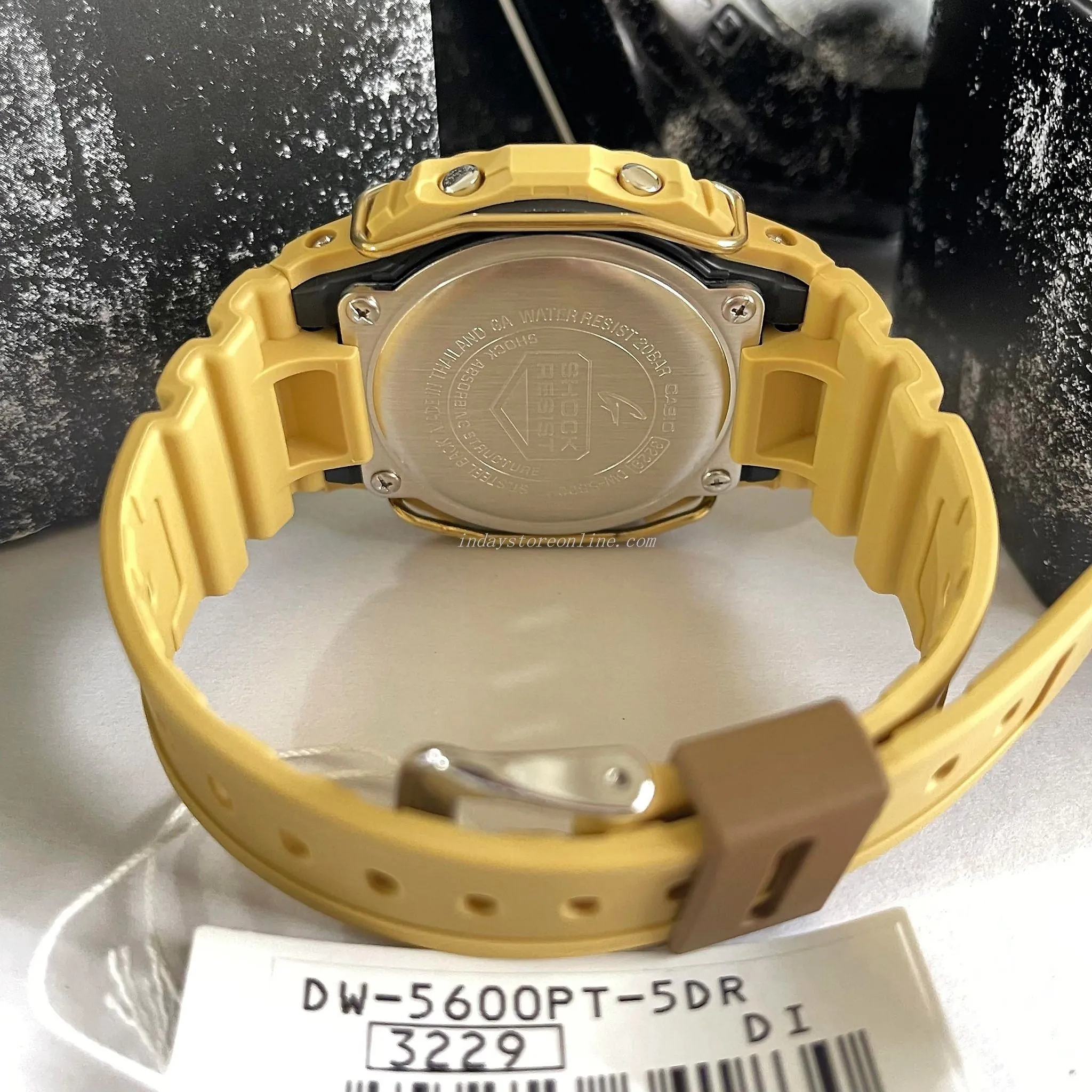 Casio G-Shock Men's Watch DW-5600PT-5 Digital 5600 Series Monochromatic Color Matte Finish
