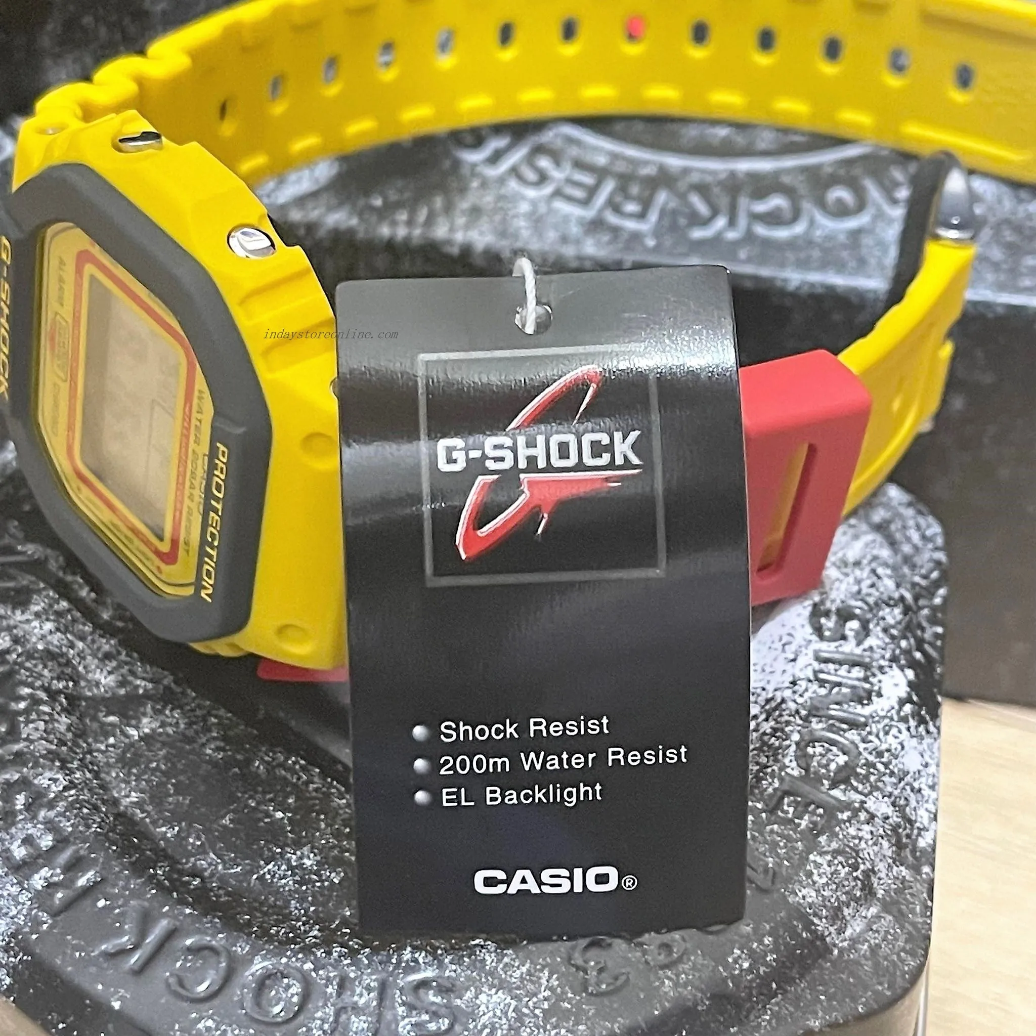 Casio G-Shock Men's Watch DW-5610Y-9 Digital 5600 Series 90s-Inspired Colorful Sporty G-Shock