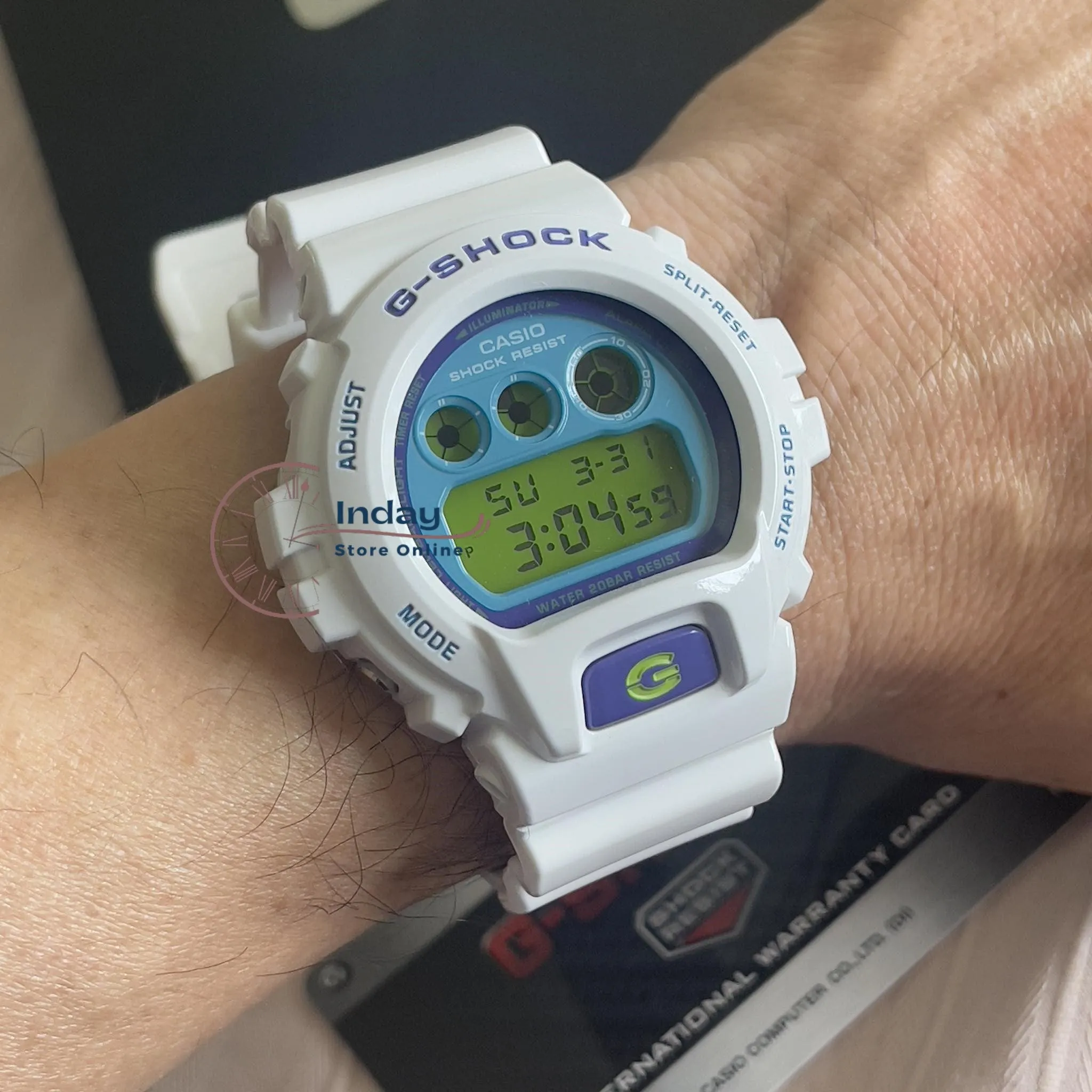 Casio G-Shock Men's Watch DW-6900RCS-7 Resin Band Mineral Glass Shock Resistant