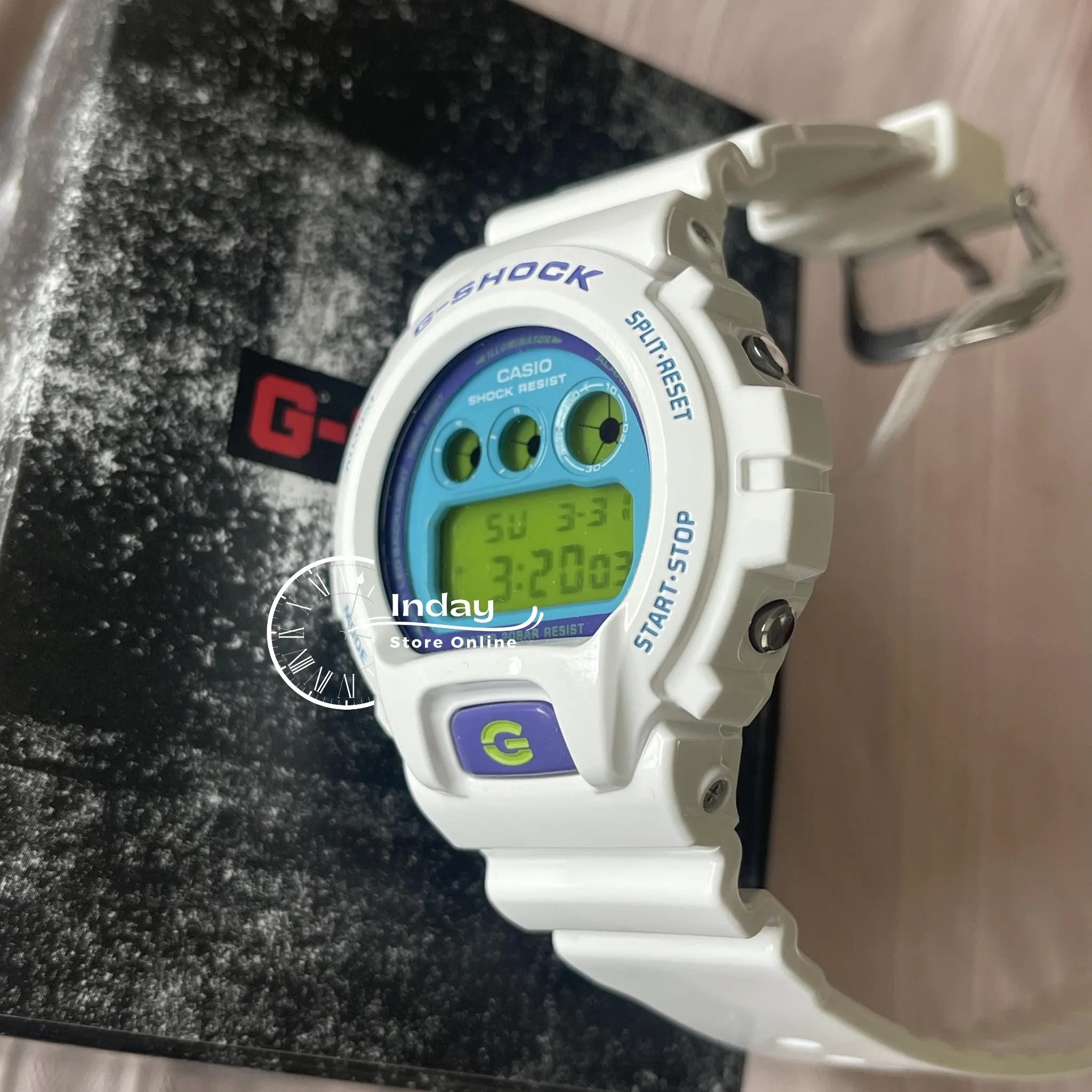 Casio G-Shock Men's Watch DW-6900RCS-7 Resin Band Mineral Glass Shock Resistant