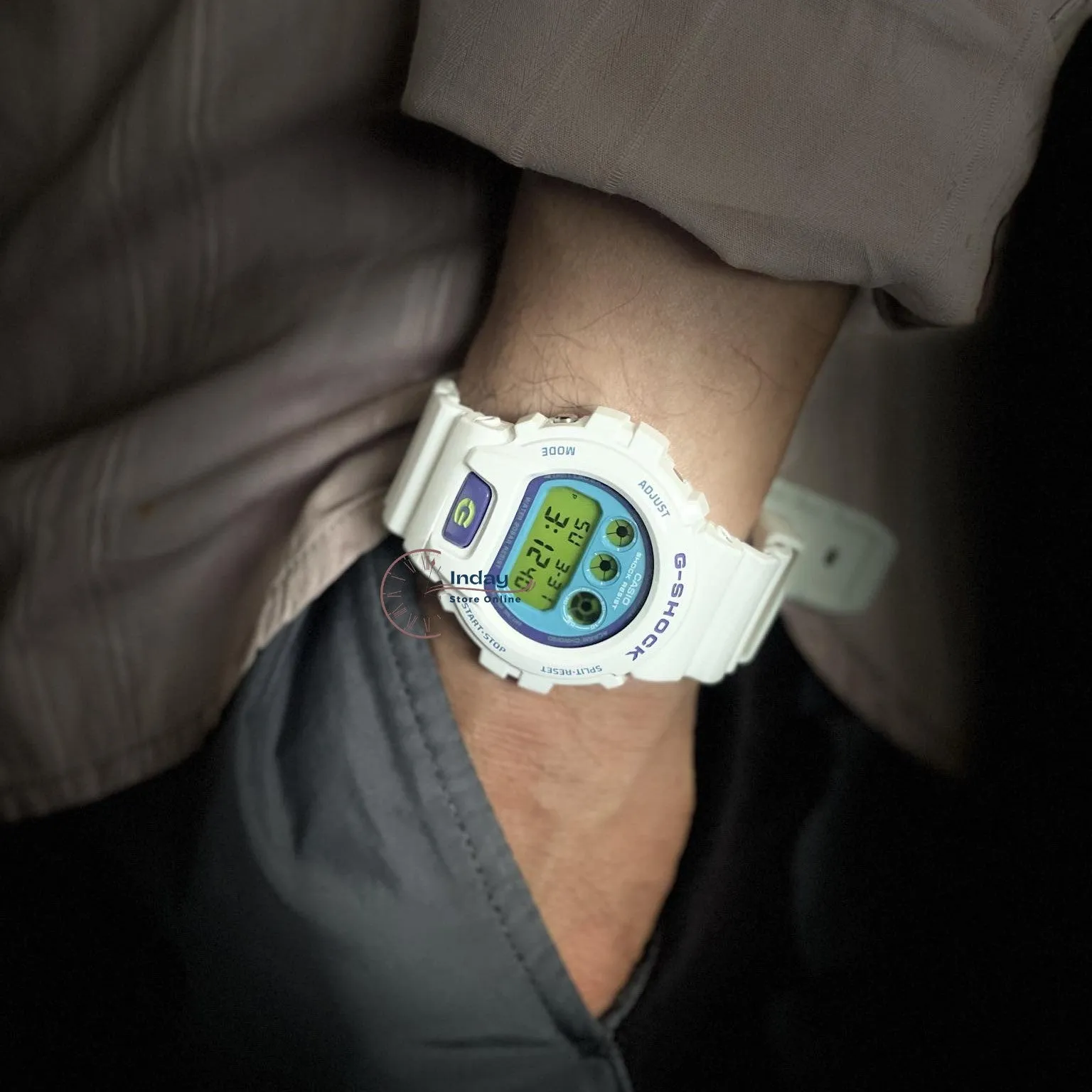 Casio G-Shock Men's Watch DW-6900RCS-7 Resin Band Mineral Glass Shock Resistant