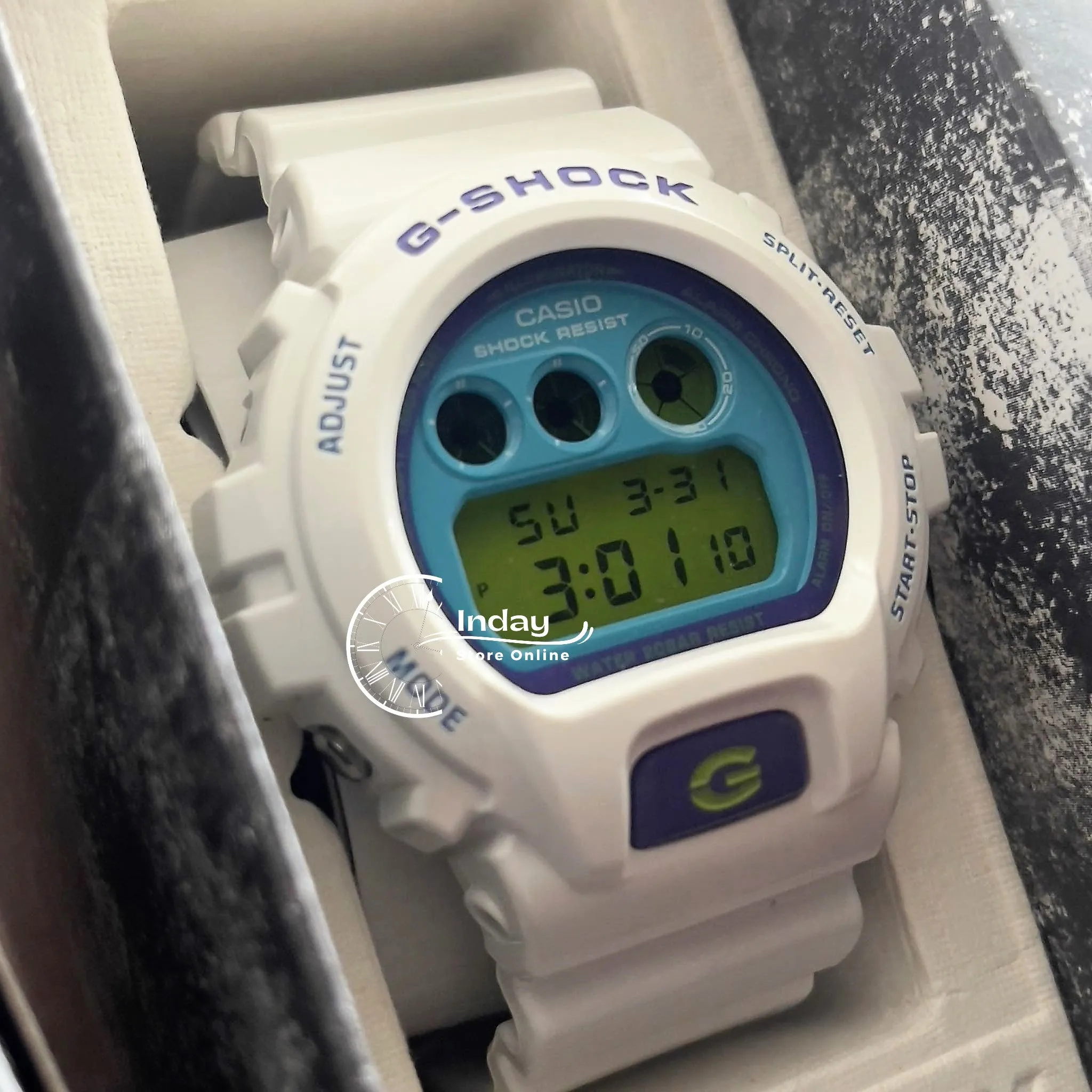 Casio G-Shock Men's Watch DW-6900RCS-7 Resin Band Mineral Glass Shock Resistant