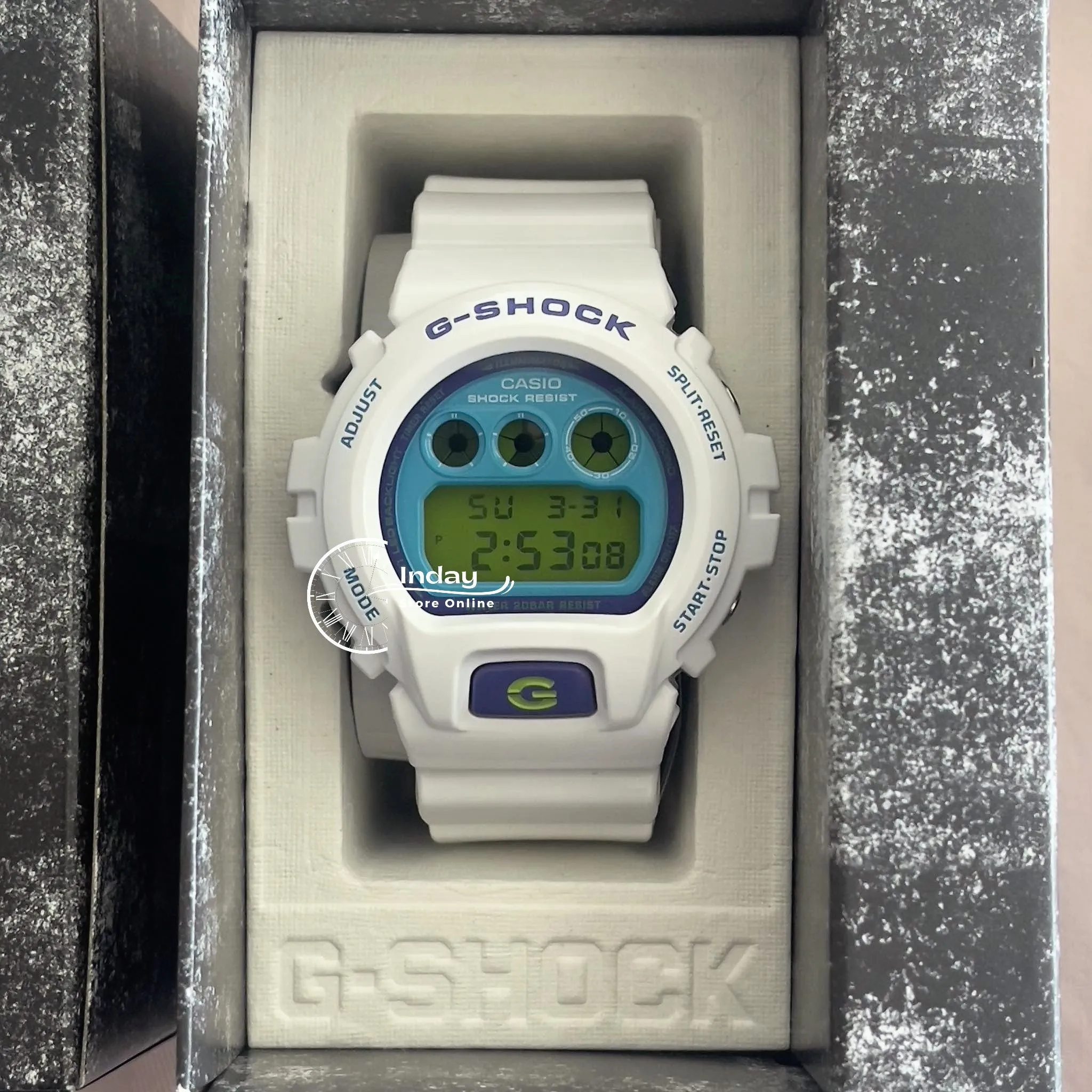 Casio G-Shock Men's Watch DW-6900RCS-7 Resin Band Mineral Glass Shock Resistant