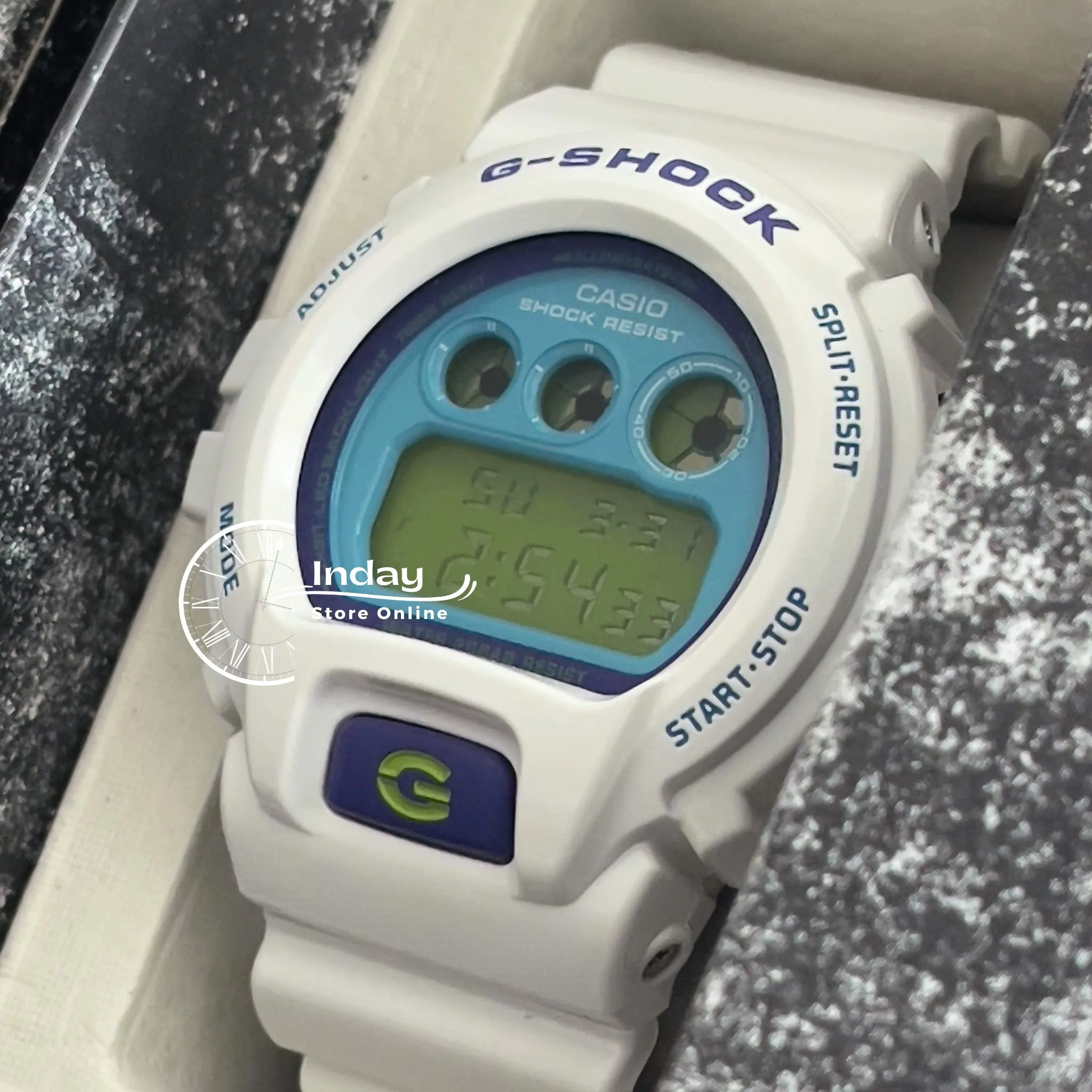 Casio G-Shock Men's Watch DW-6900RCS-7 Resin Band Mineral Glass Shock Resistant