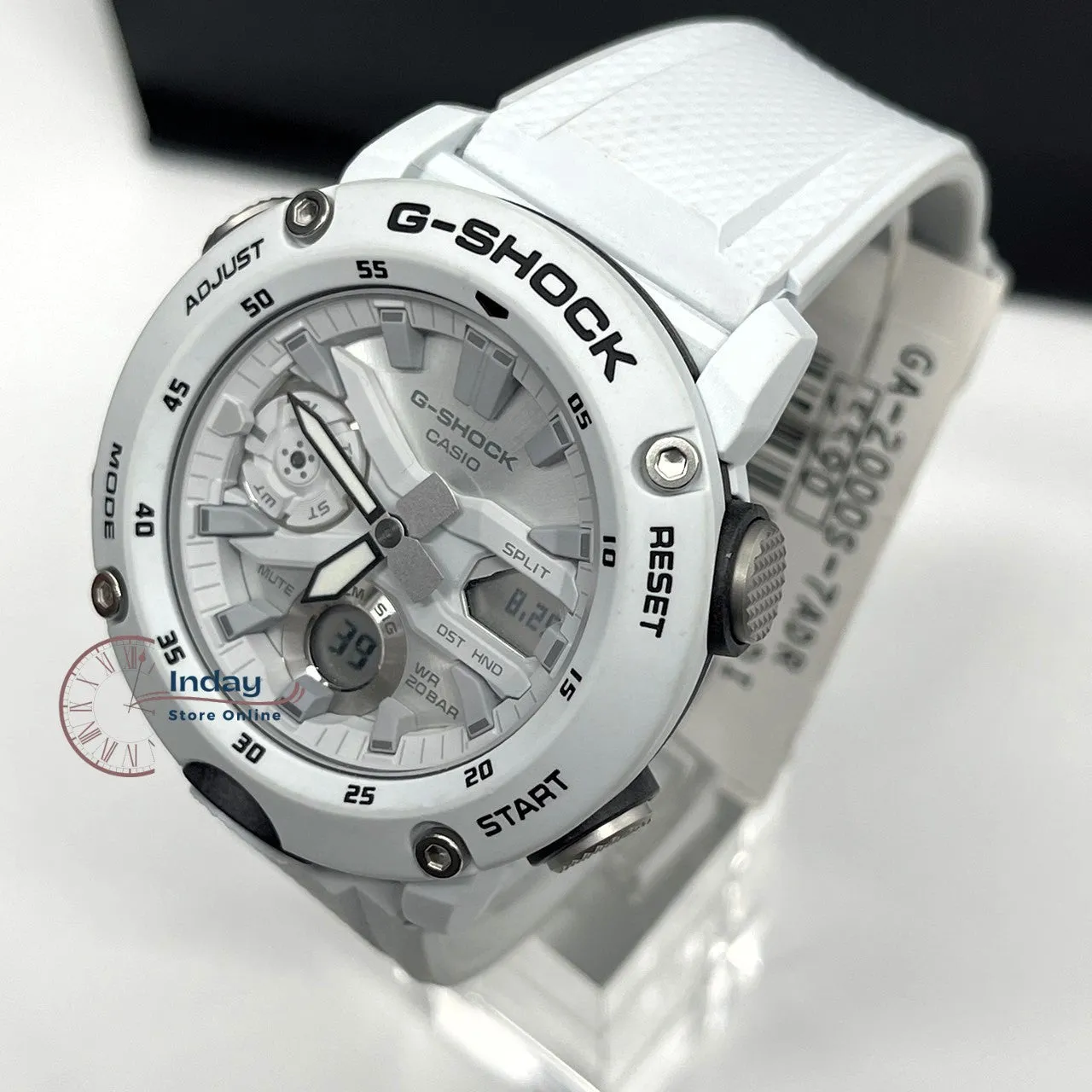 Casio G-Shock Men's Watch GA-2000S-7A Analog-Digital Shock Resistant Shock Resistant Carbon Core Guard Structure