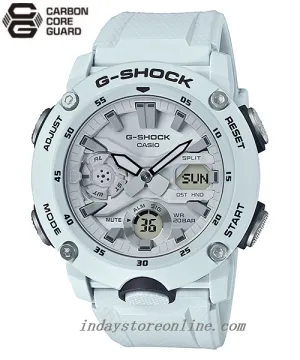 Casio G-Shock Men's Watch GA-2000S-7A Analog-Digital Shock Resistant Shock Resistant Carbon Core Guard Structure