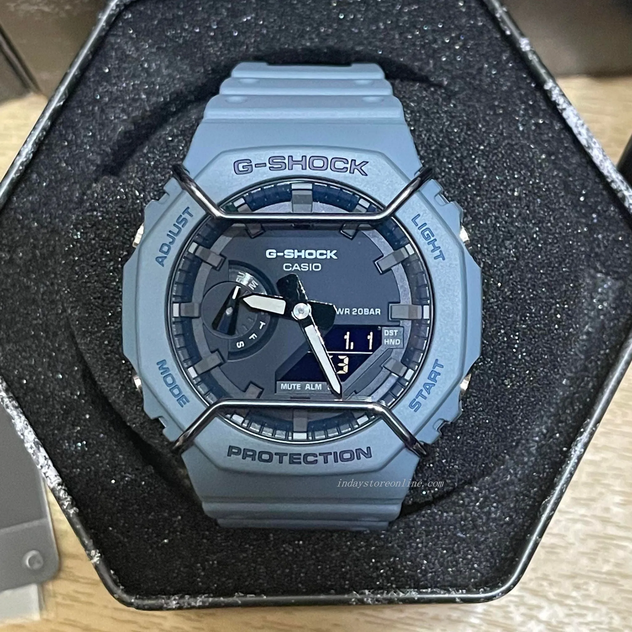 Casio G-Shock Men's Watch GA-2100PT-2A Analog-Digital 2100 Series  Monochromatic Color Matte Finish