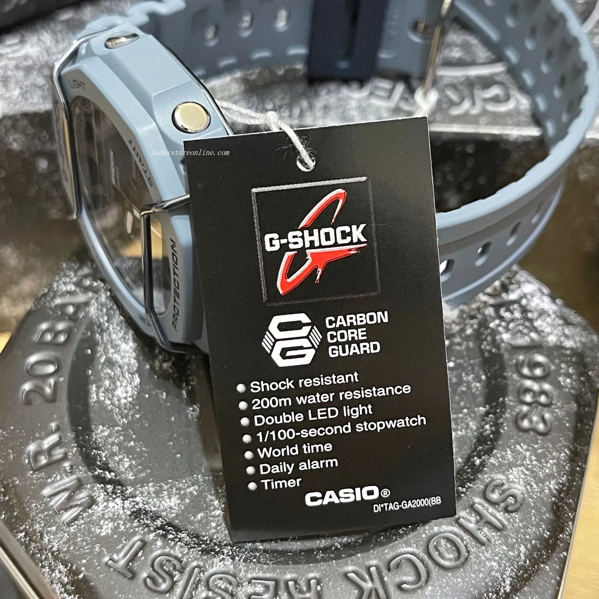 Casio G-Shock Men's Watch GA-2100PT-2A Analog-Digital 2100 Series  Monochromatic Color Matte Finish