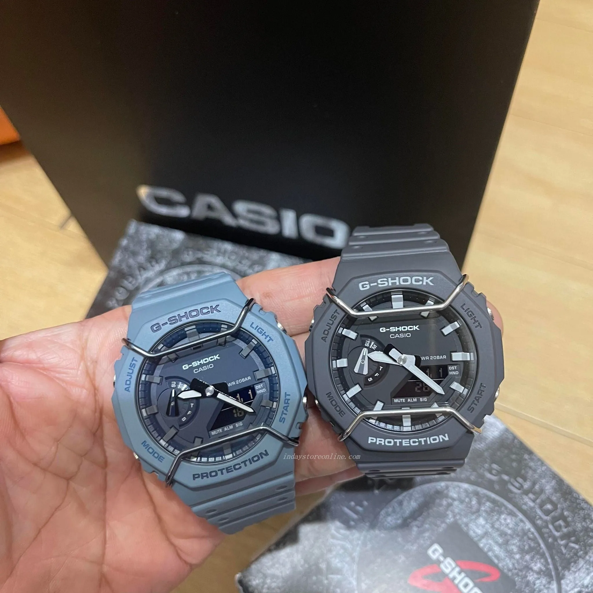 Casio G-Shock Men's Watch GA-2100PT-2A Analog-Digital 2100 Series  Monochromatic Color Matte Finish