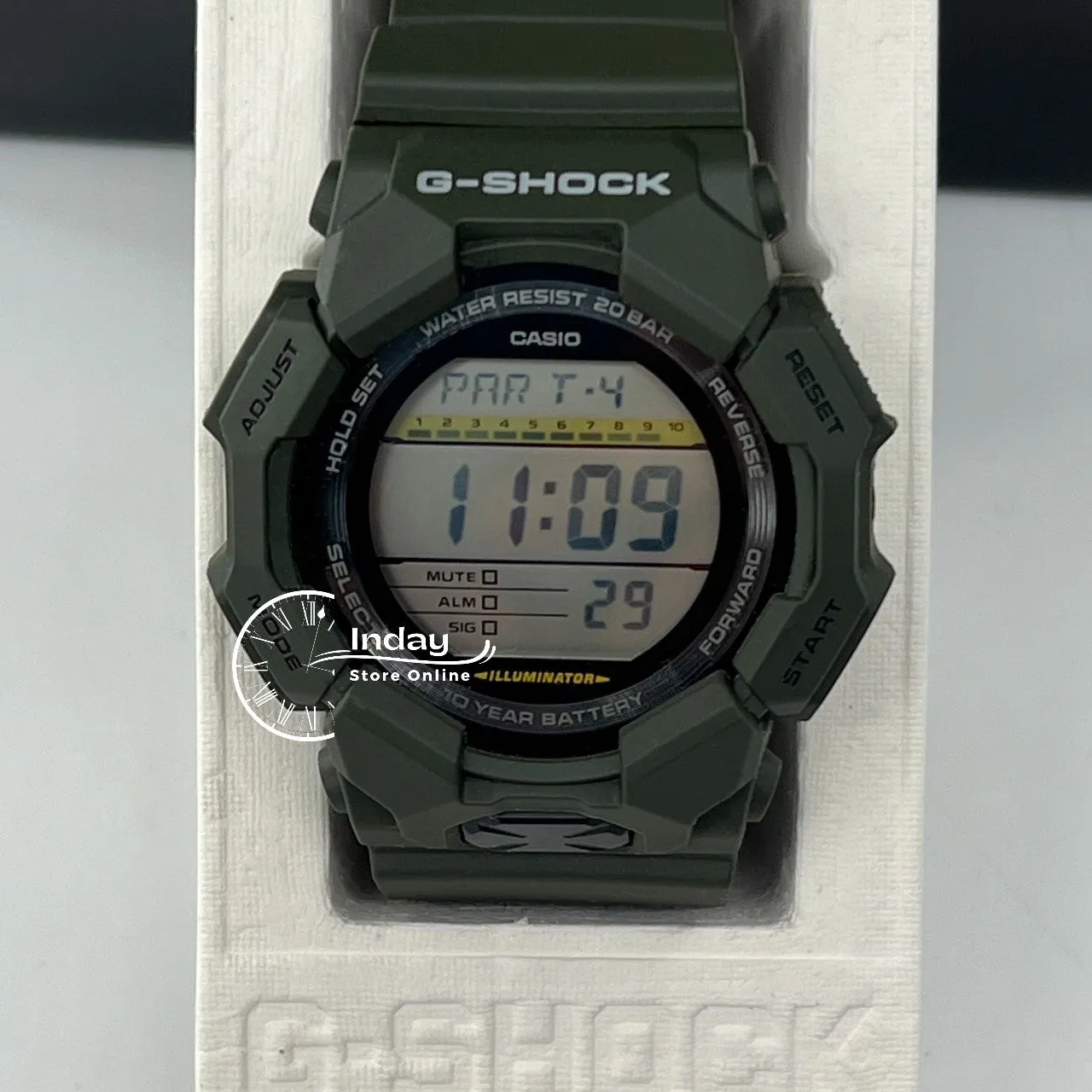 Casio G-Shock Men's Watch GD-010-3D Resin Band Shock Resistant Battery Life 10-Years