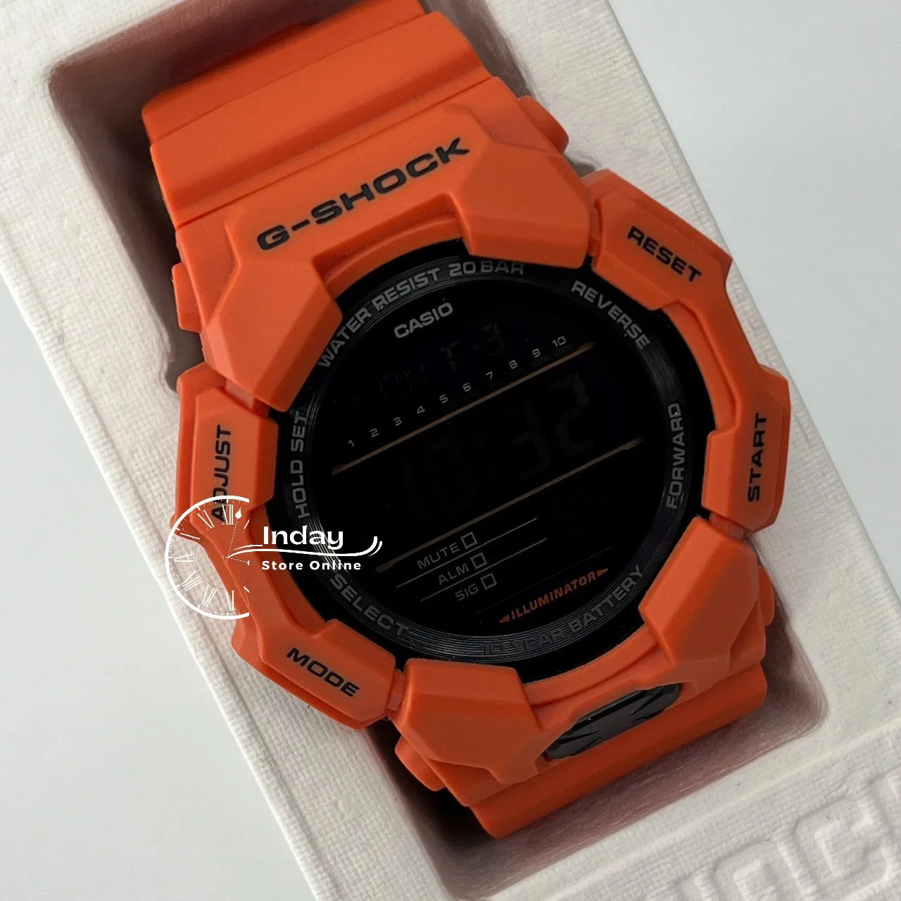 Casio G-Shock Men's Watch GD-010-4D Resin Band Shock Resistant Battery Life 10-Years