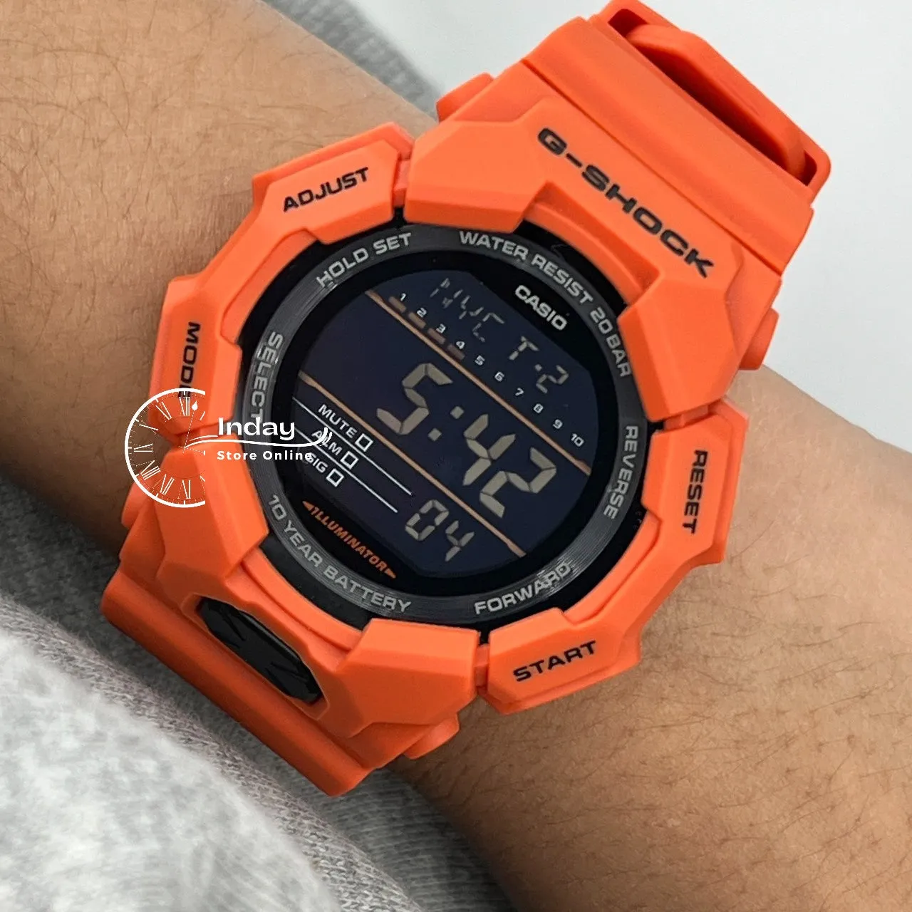 Casio G-Shock Men's Watch GD-010-4D Resin Band Shock Resistant Battery Life 10-Years