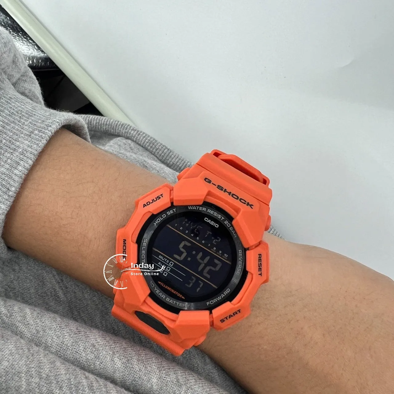 Casio G-Shock Men's Watch GD-010-4D Resin Band Shock Resistant Battery Life 10-Years