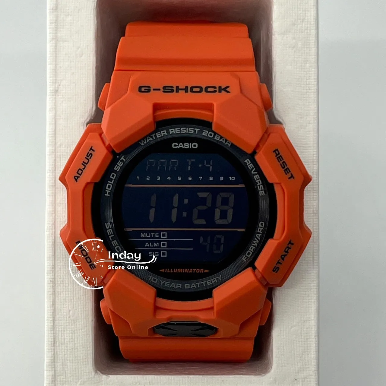 Casio G-Shock Men's Watch GD-010-4D Resin Band Shock Resistant Battery Life 10-Years