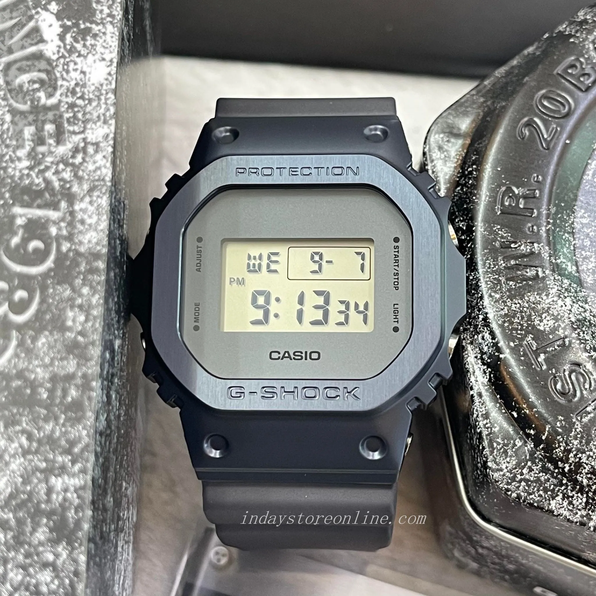 Casio G-Shock Men's Watch GM-5600MF-2 Metal Covered Midnight Fog Series Digital Sports Watch