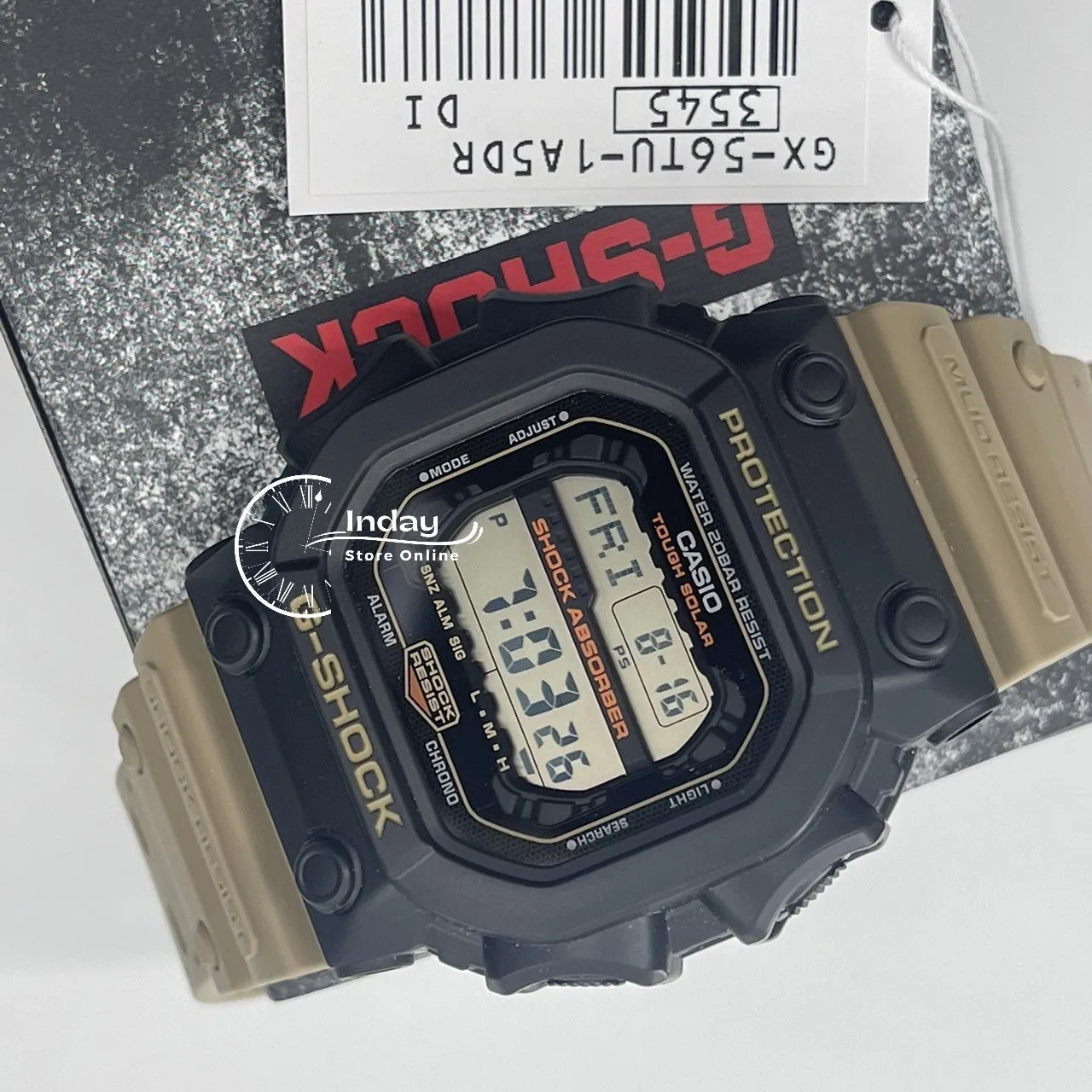 Casio G-Shock Men's Watch GX-56TU-1A5 Shock Resistant Mud Resistant Solar powered