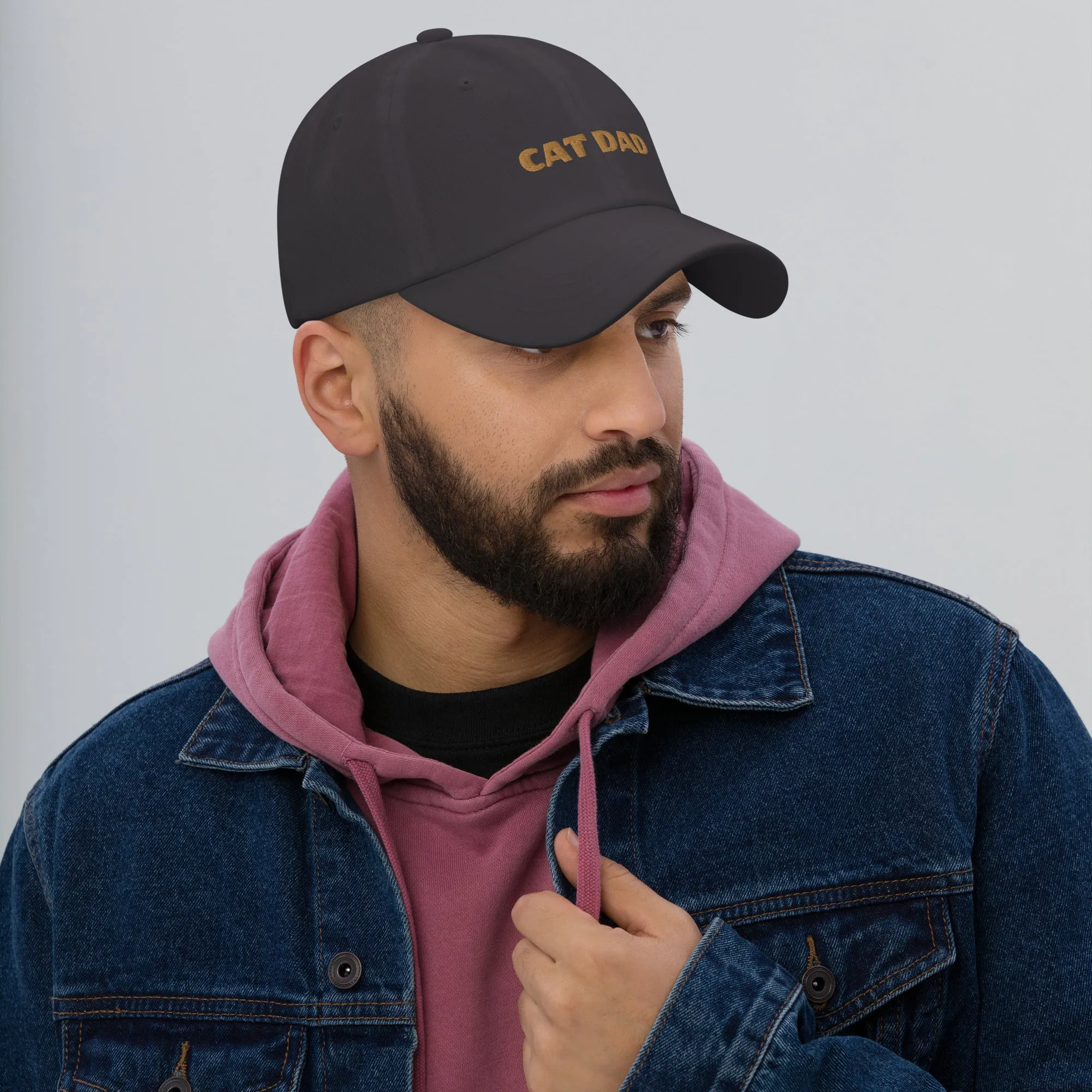 Cat Dad Embroidered Hat