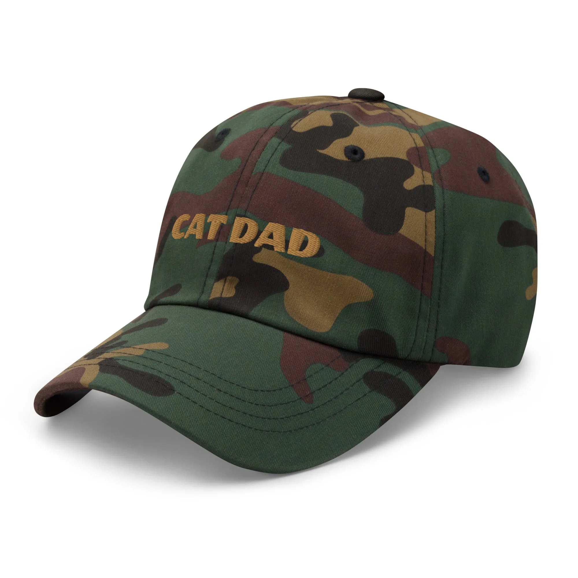 Cat Dad Embroidered Hat