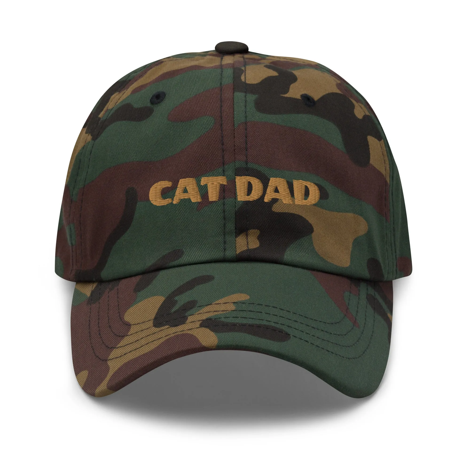 Cat Dad Embroidered Hat