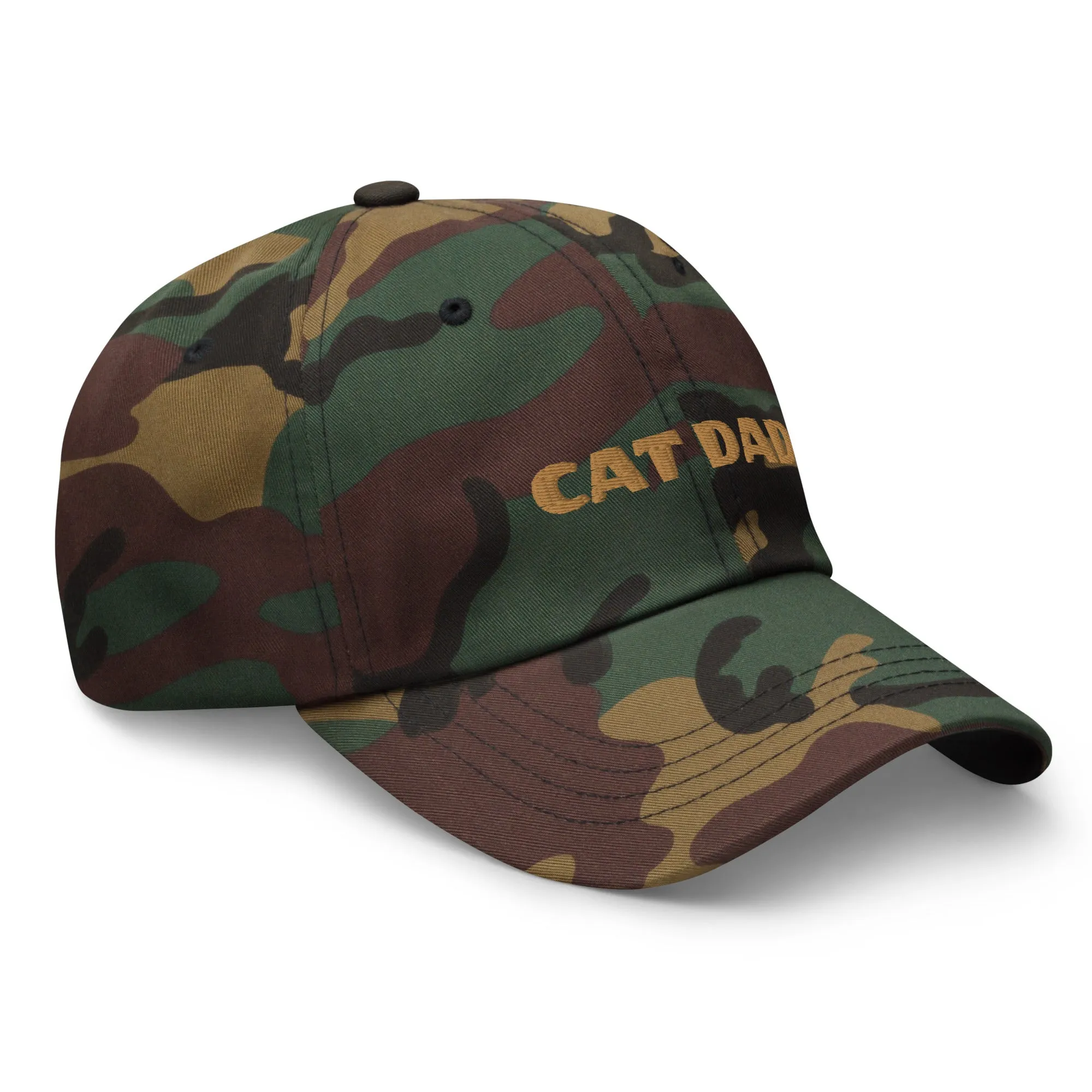 Cat Dad Embroidered Hat