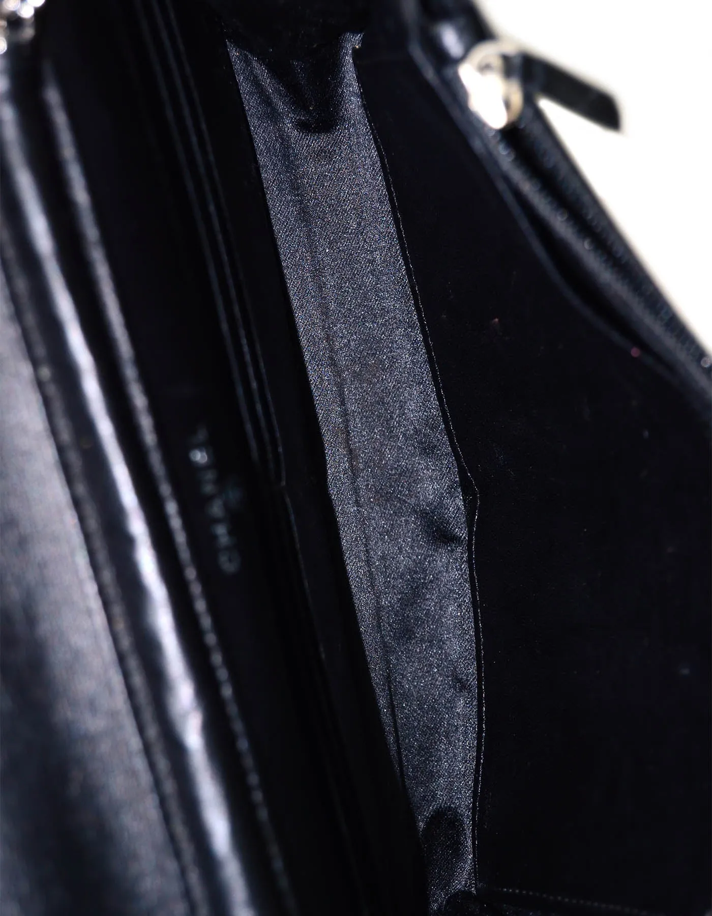 Chanel Black Nylon Travel Ligne Wallet on Chain WOC Crossbody Bag