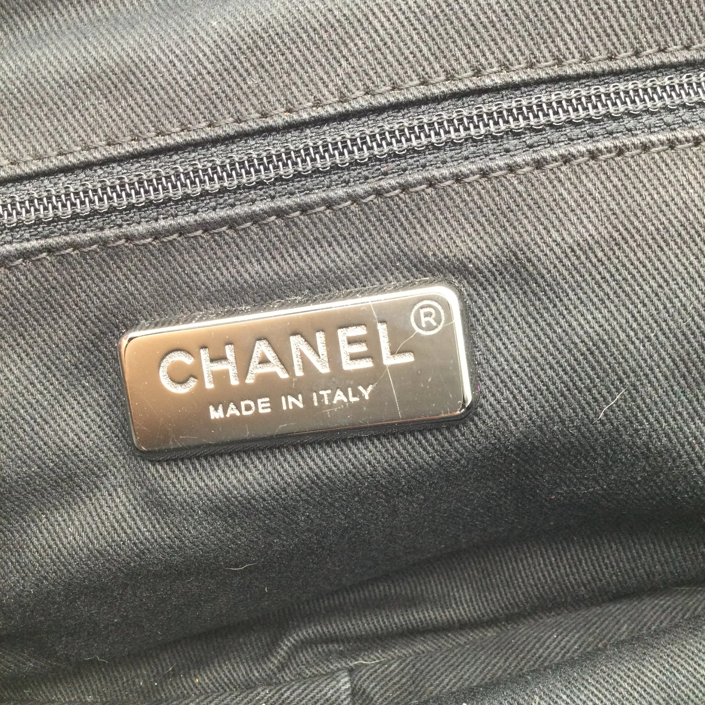 Chanel Pony and Leather Frame Black Calf Hair Clutch
