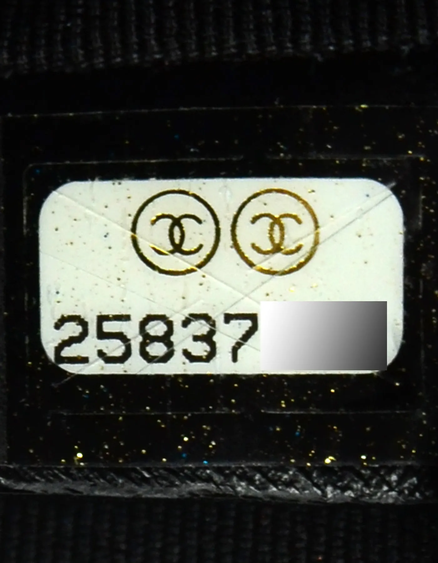 Chanel SO Black Lambskin Quilted Pouch