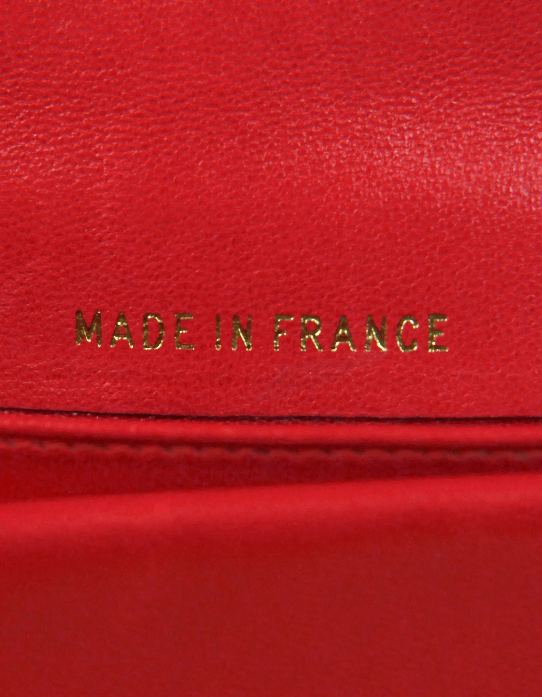 Chanel Vintage Red Caviar Leather Timeless CC Long Wallet