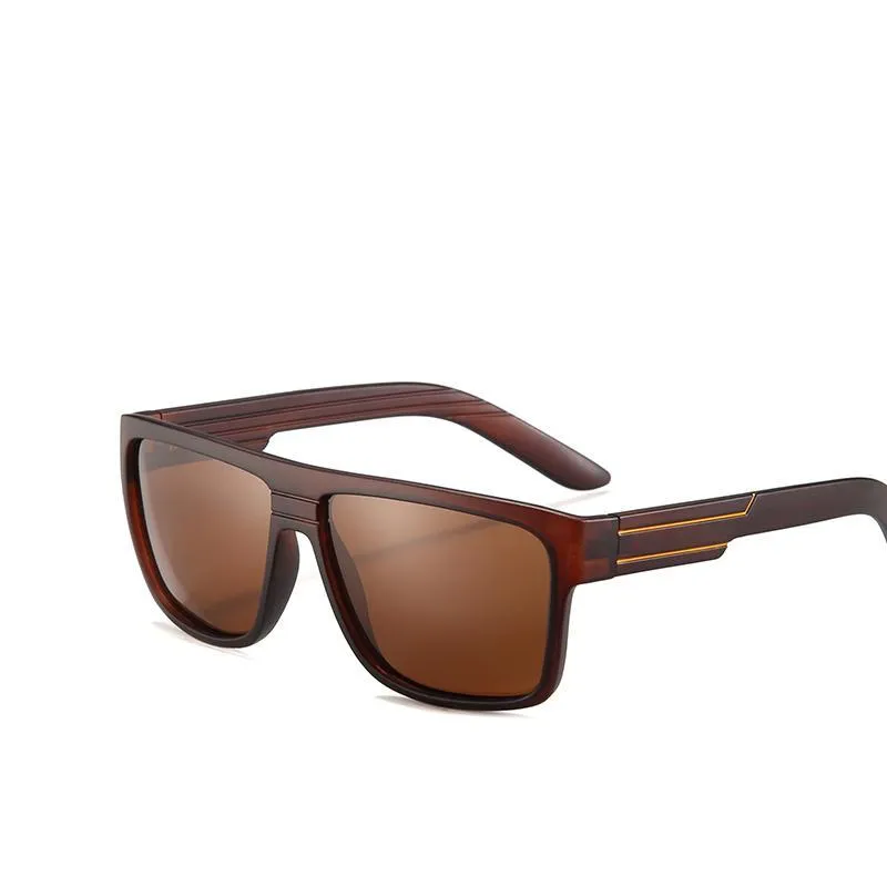 Classic Polarized Men's Sunglasses - Blue Smoke,Black Smoke,Matte Black Smoke,Brown Brown