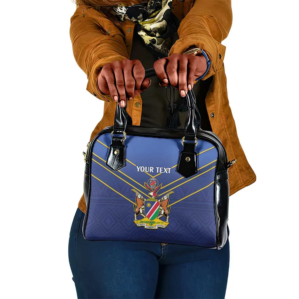 Custom Namibia Cricket Shoulder Handbag 2024 Go Eagles African Pattern LT14