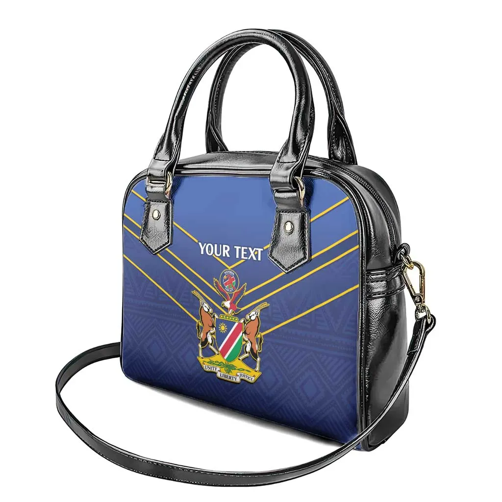 Custom Namibia Cricket Shoulder Handbag 2024 Go Eagles African Pattern LT14