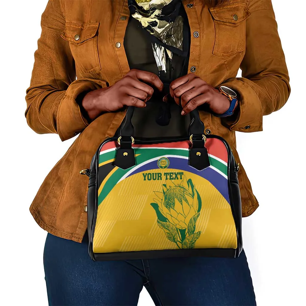 Custom South Africa Cricket Shoulder Handbag Go Champions World Cup Proteas LT14