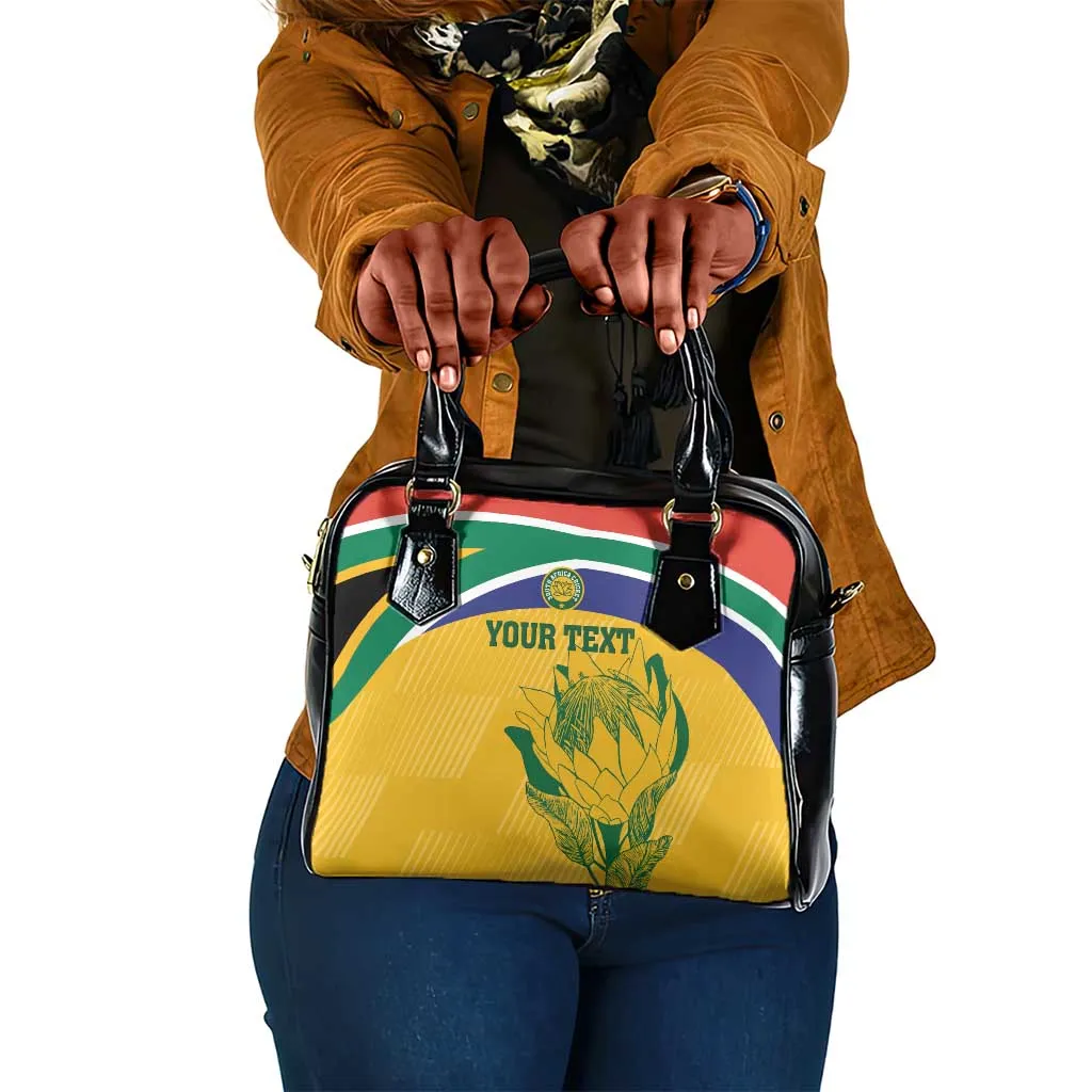 Custom South Africa Cricket Shoulder Handbag Go Champions World Cup Proteas LT14