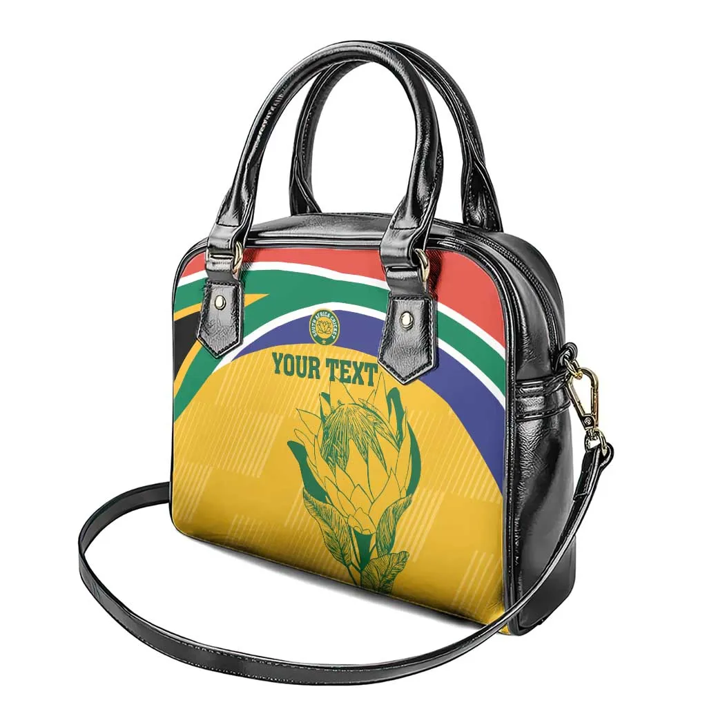 Custom South Africa Cricket Shoulder Handbag Go Champions World Cup Proteas LT14