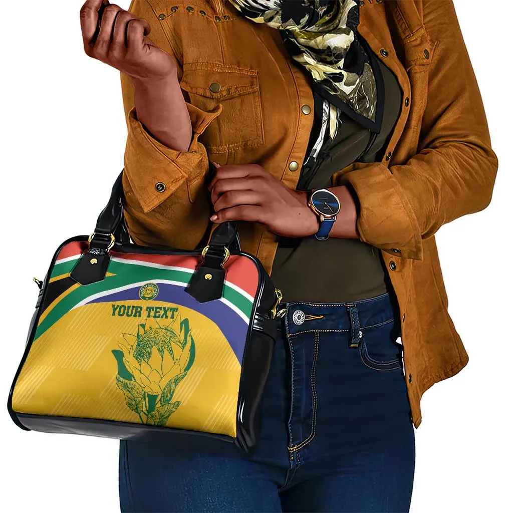 Custom South Africa Cricket Shoulder Handbag Go Champions World Cup Proteas LT14