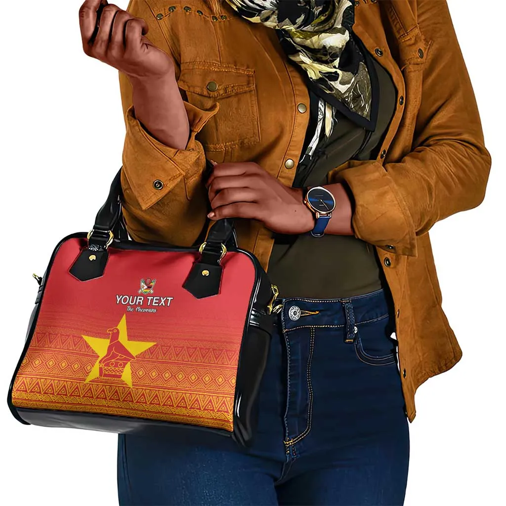 Custom Zimbabwe Cricket Shoulder Handbag Go Champions LT15