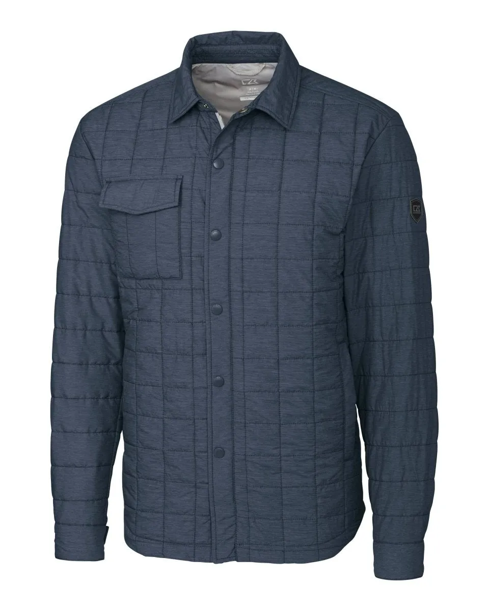 Cutter & Buck Men's Rainier PrimaLoft® Eco Insulated Quilted Shirt Jacket