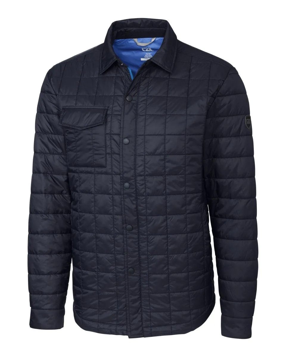 Cutter & Buck Men's Rainier PrimaLoft® Eco Insulated Quilted Shirt Jacket