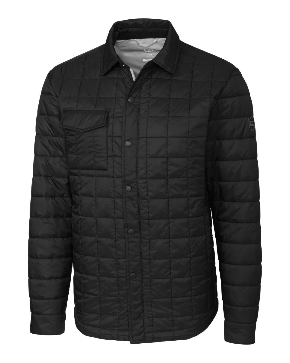 Cutter & Buck Men's Rainier PrimaLoft® Eco Insulated Quilted Shirt Jacket