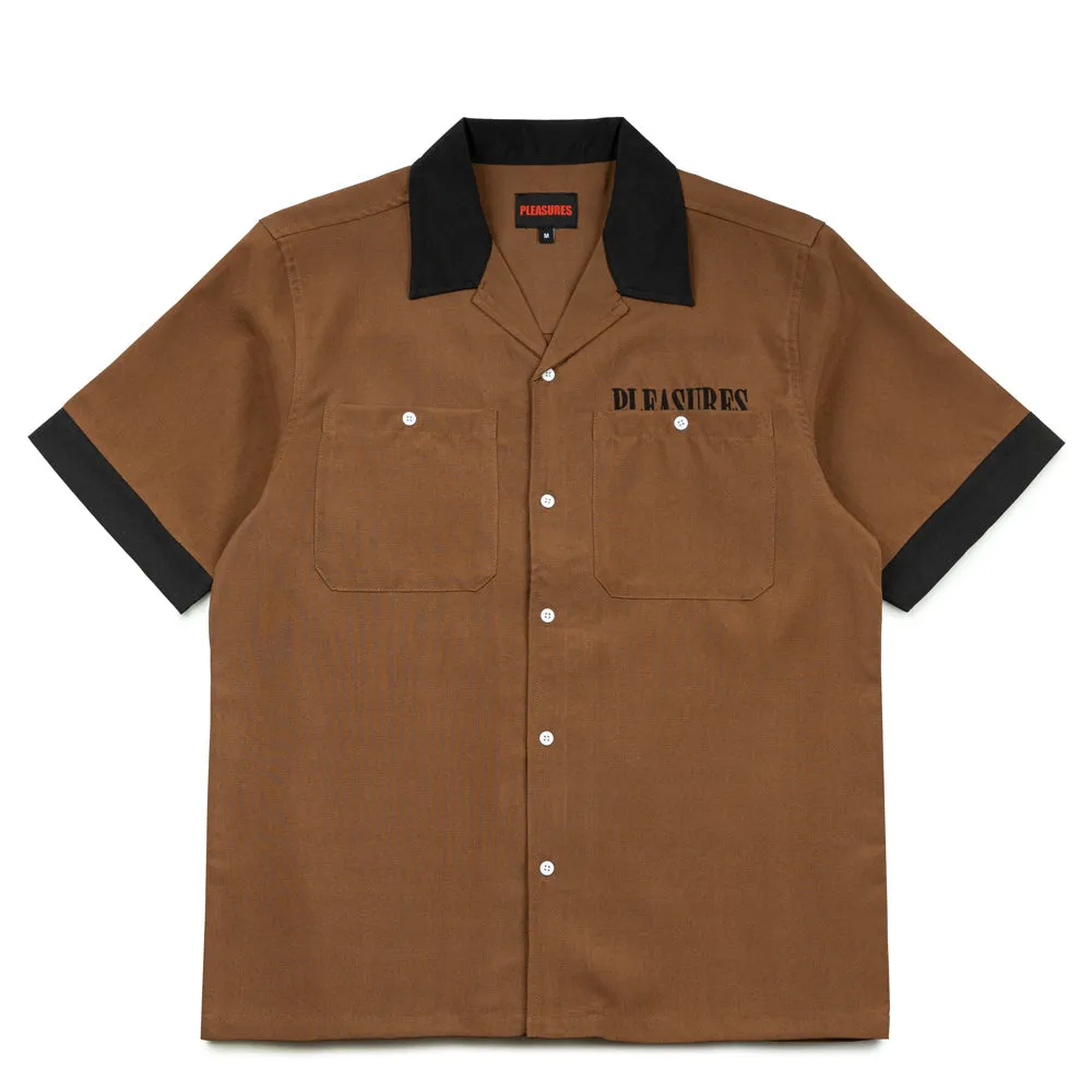 Daisy Bowling Button Down | Brown