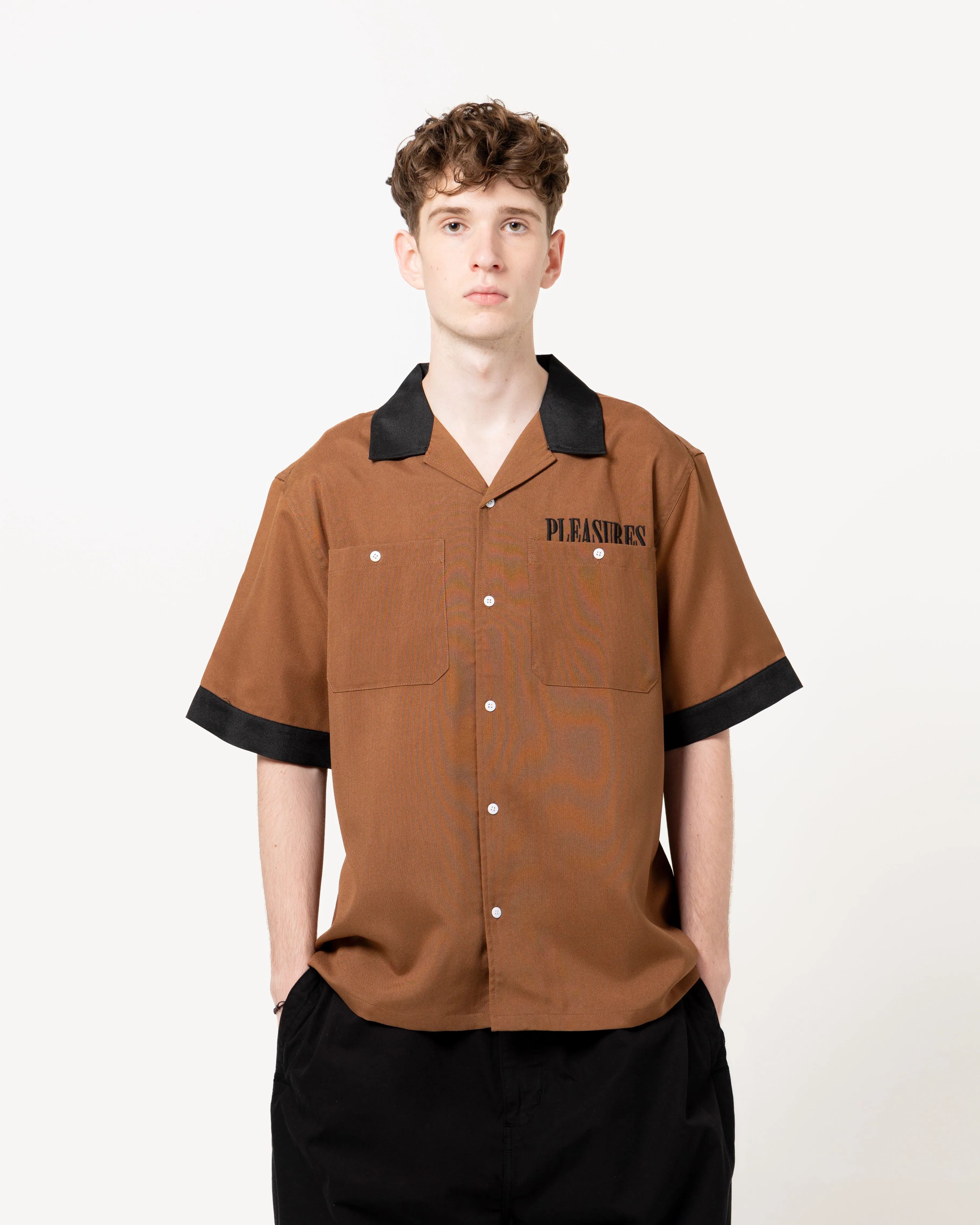 Daisy Bowling Button Down | Brown