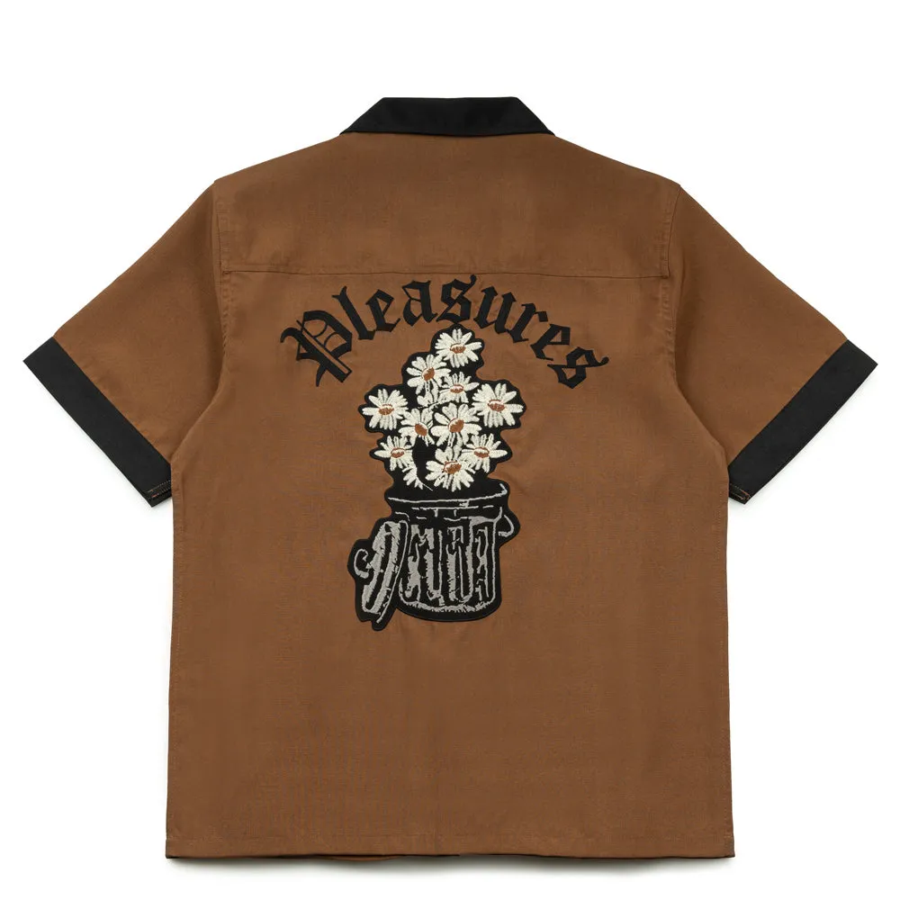 Daisy Bowling Button Down | Brown