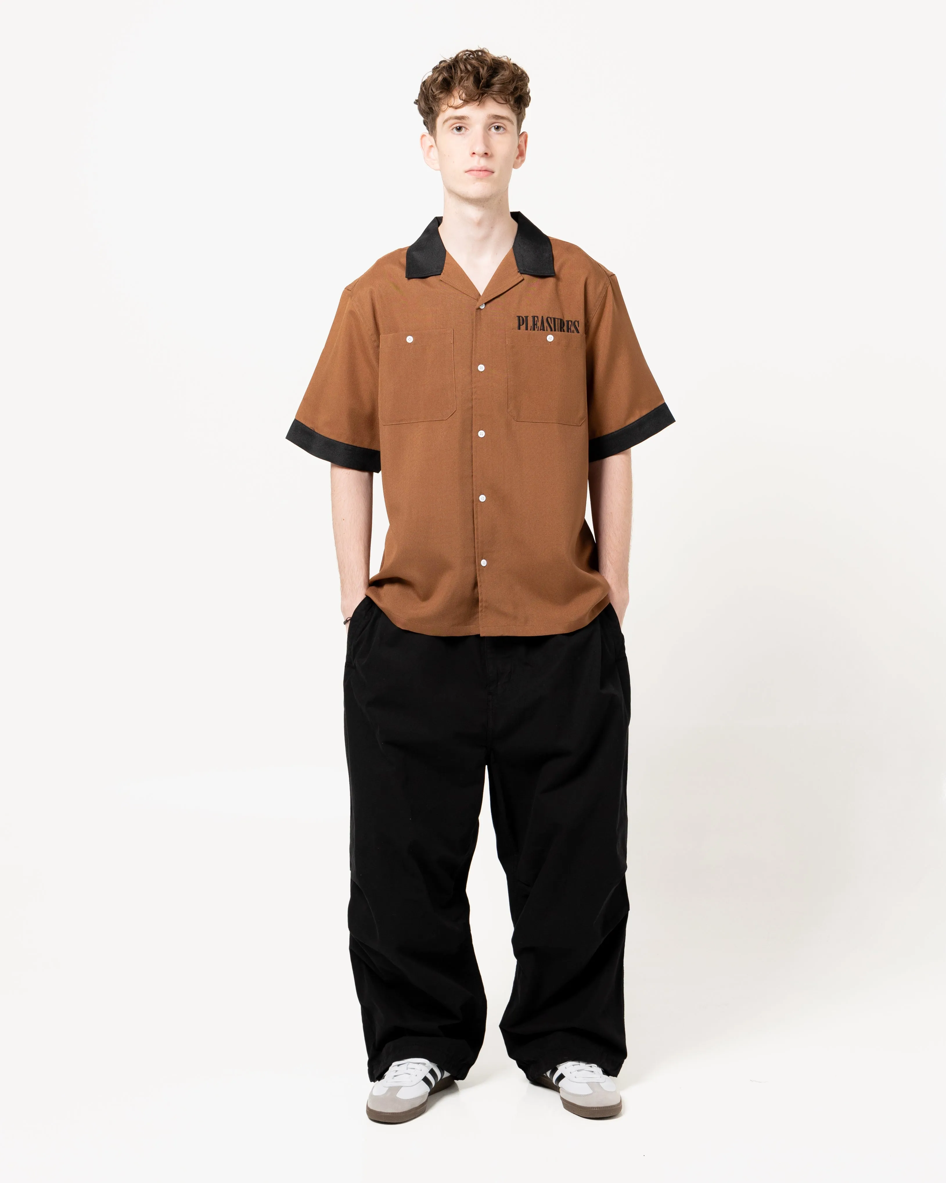 Daisy Bowling Button Down | Brown