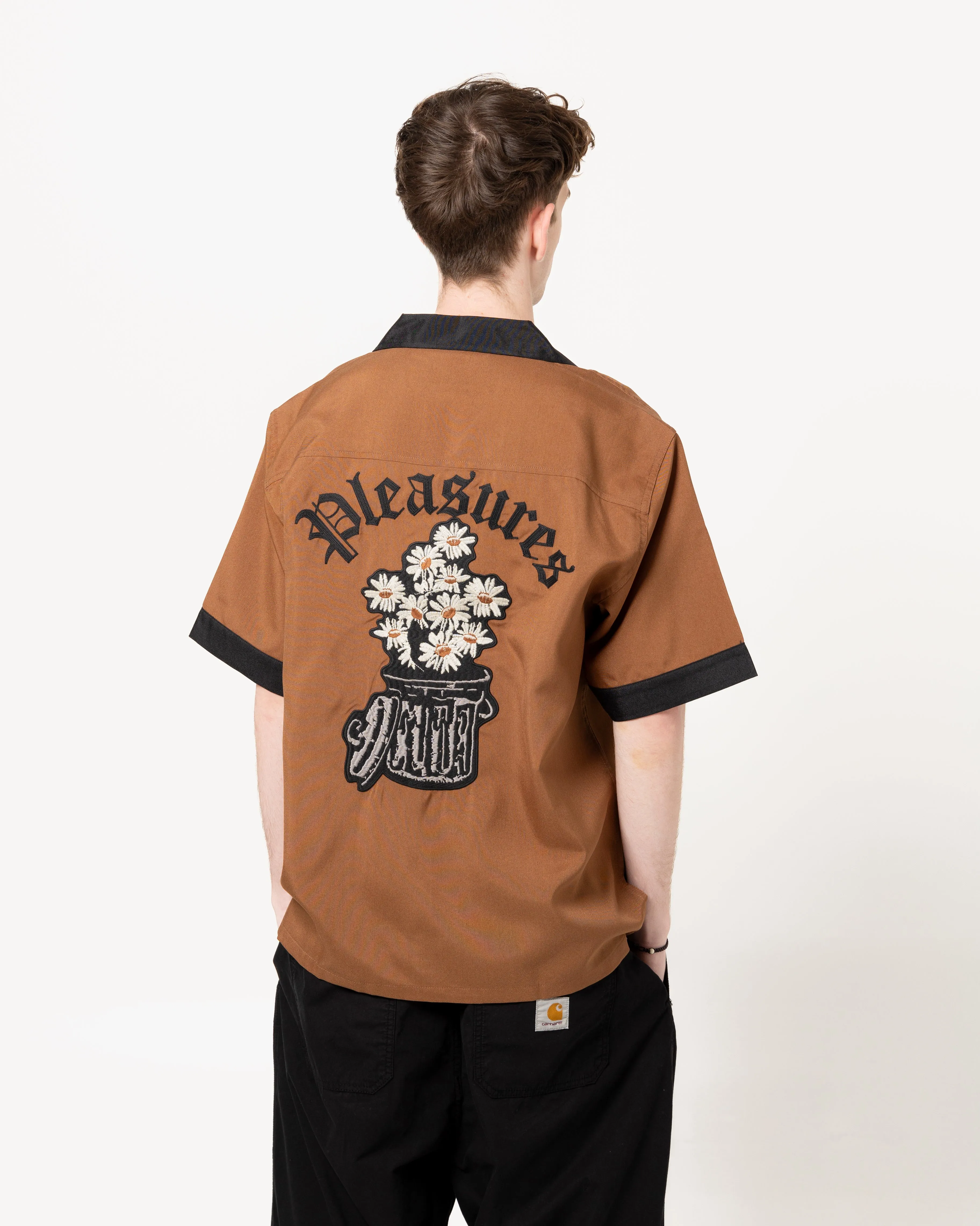 Daisy Bowling Button Down | Brown