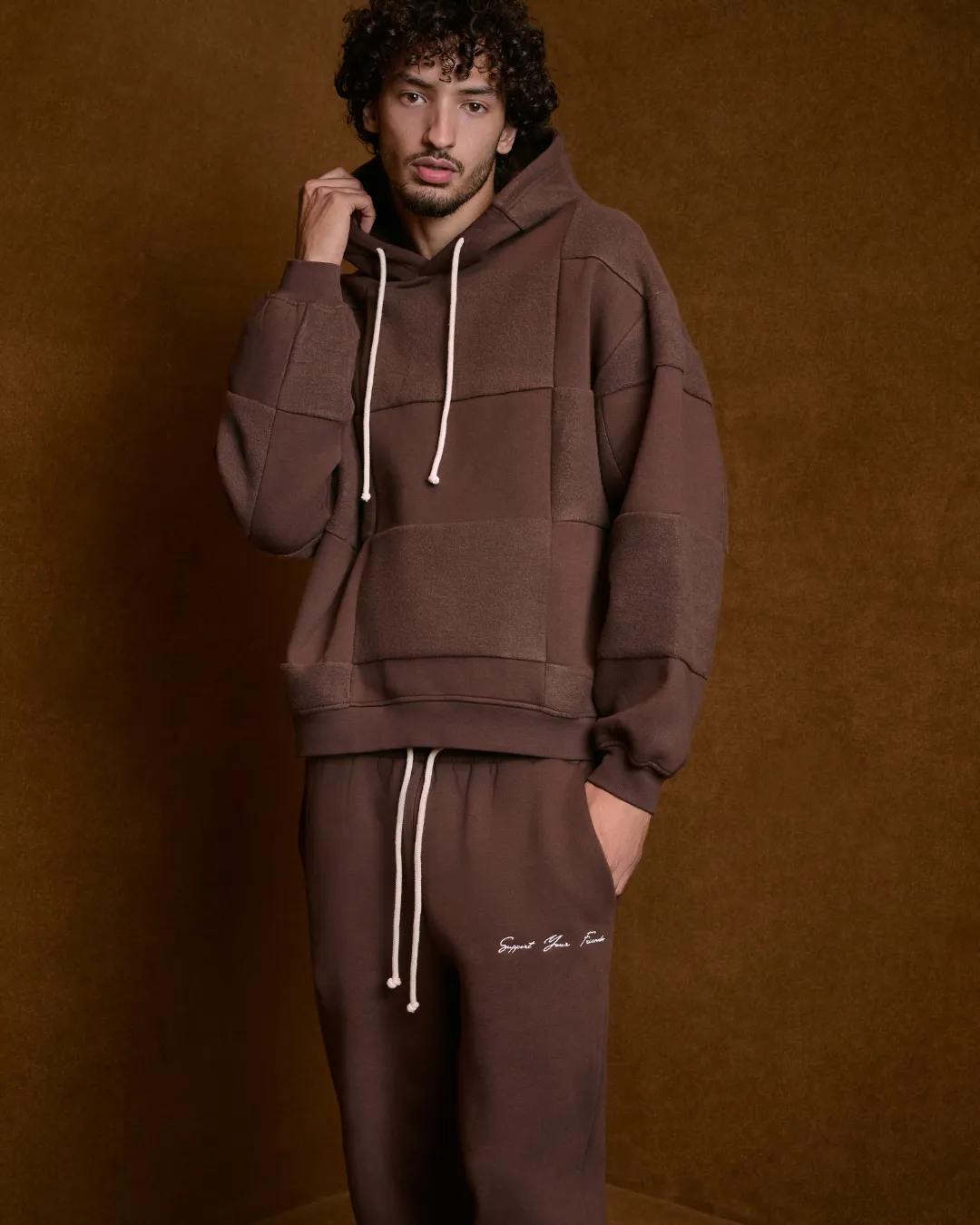 Demitasse Quilted Hoodie