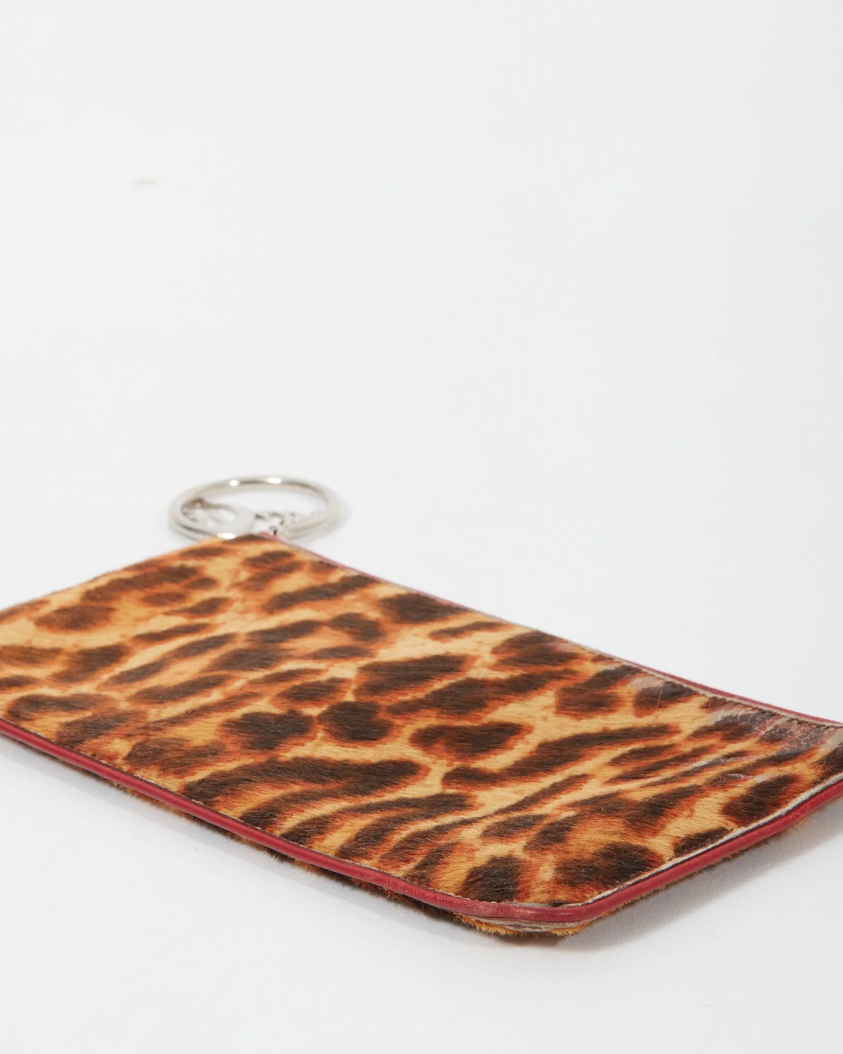 Dior Cheetah Print Ponyhair Clutch