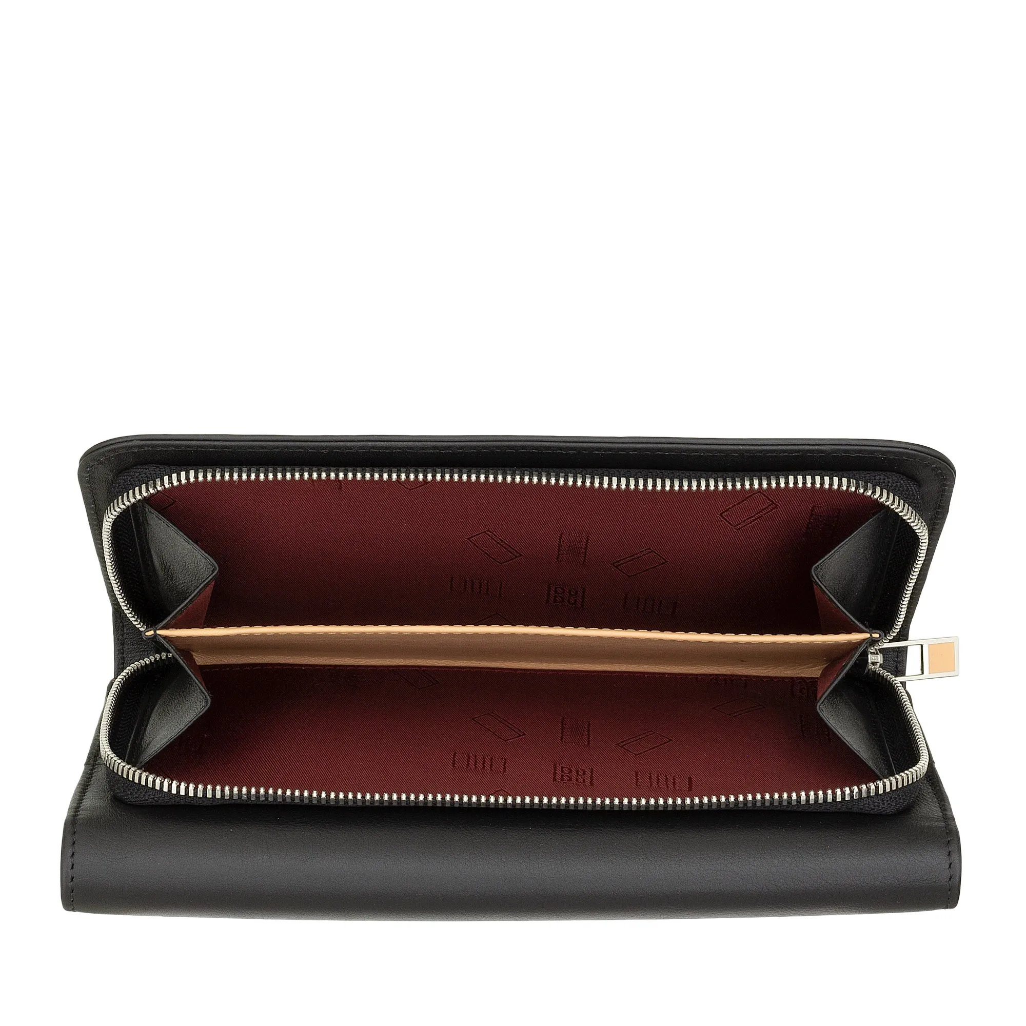 DUDU WORLD WORLD WORLD IN REAL LEATHER, RFID shielded, Portamonete hinge wallets, Multi compartments