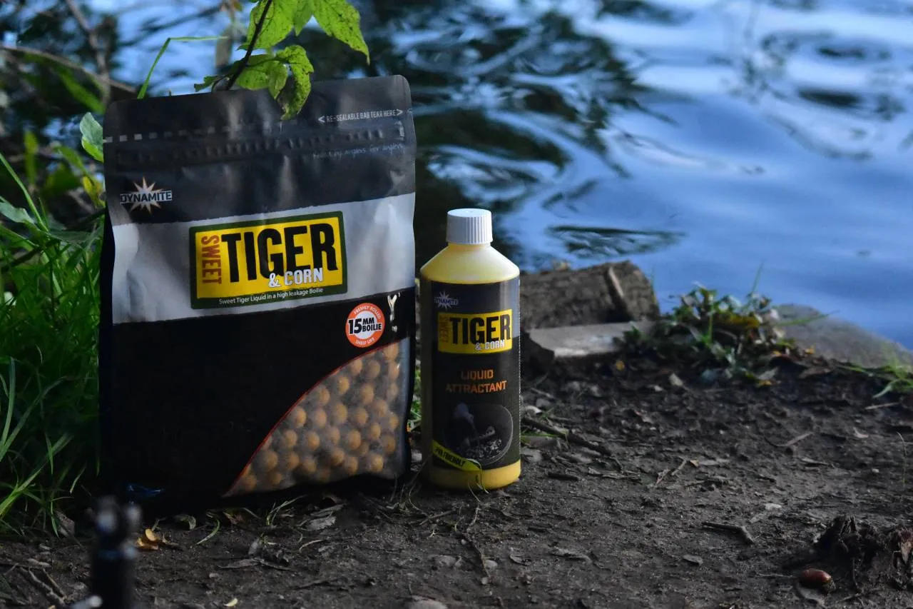 Dynamite Baits Sweet Tiger & Corn Boilies 1kg Bag