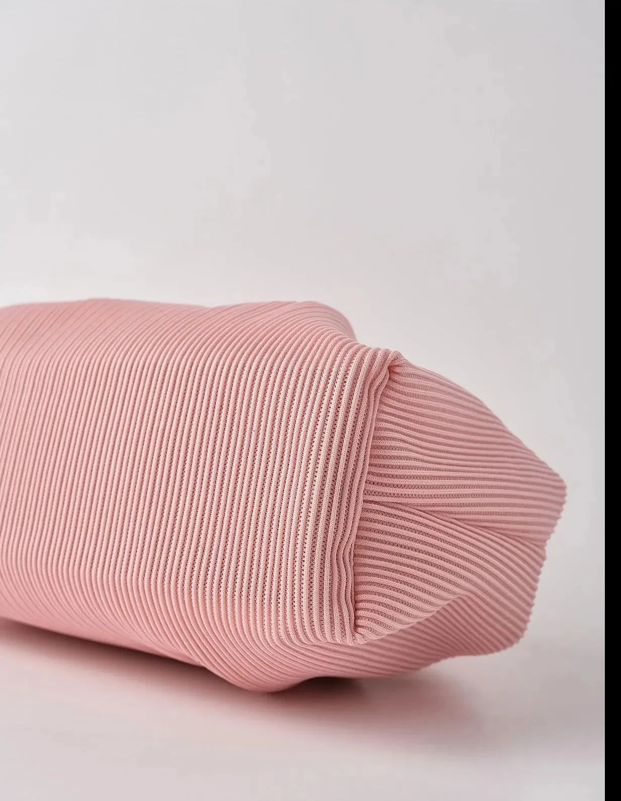 Elegant Navy Pleated Clutch Handbag