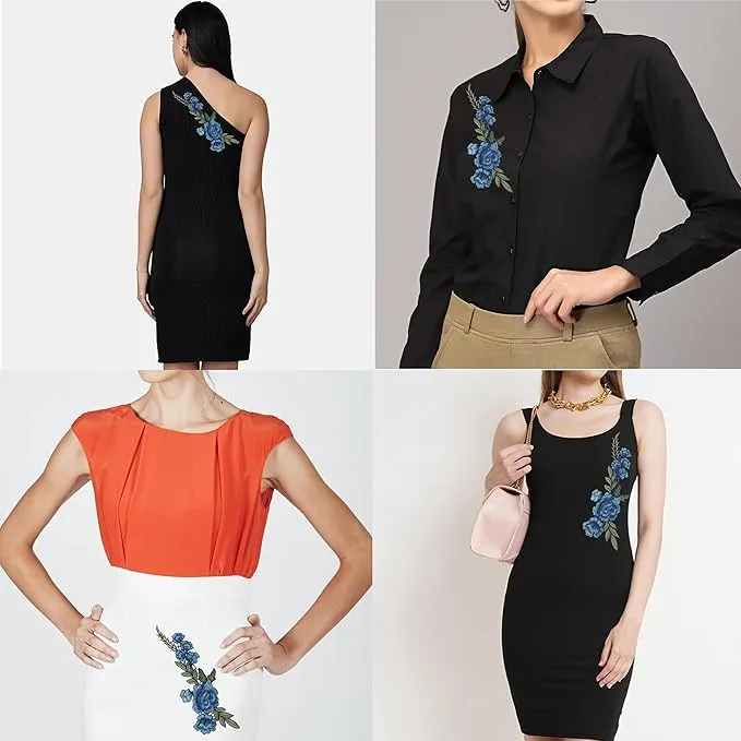 Embroidery Flower Patch for Men's & Women's Fashion